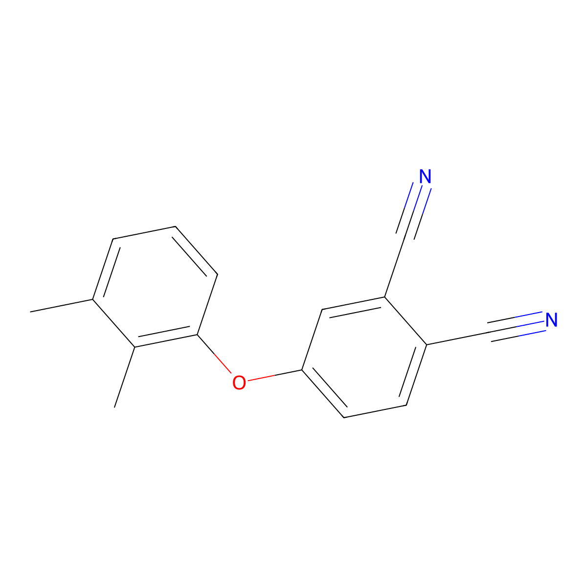 4-(2,3-Dimethylphenoxy)benzene-1,2-dicarbonitrile molecular structure, CAS 302567-44-8