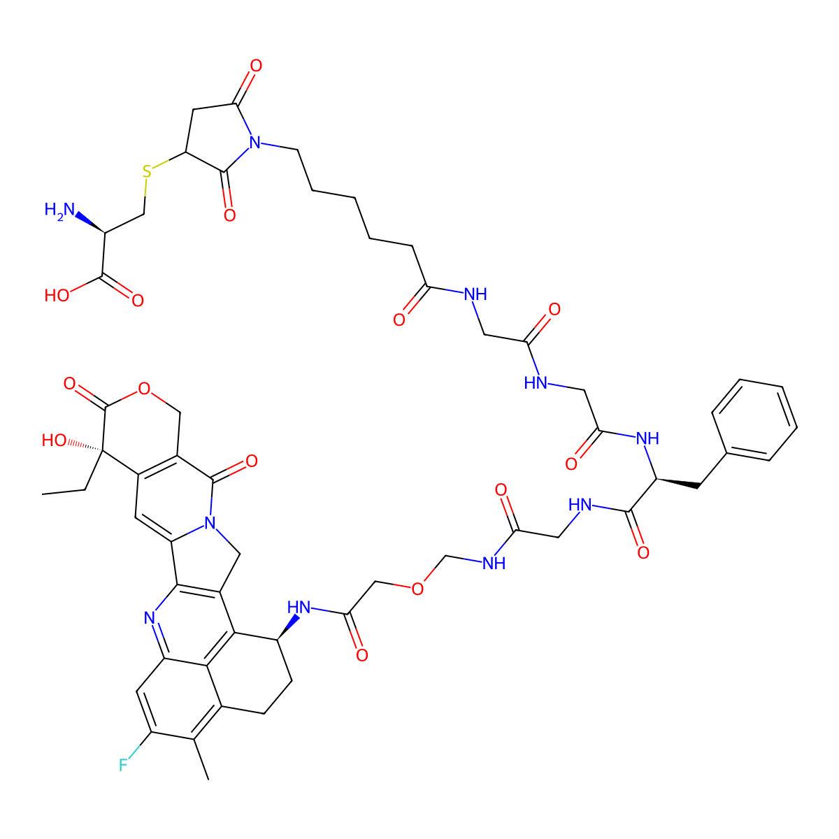 Cys-MC-GGFG-Dxd molecular structure, CAS 3025787-83-8