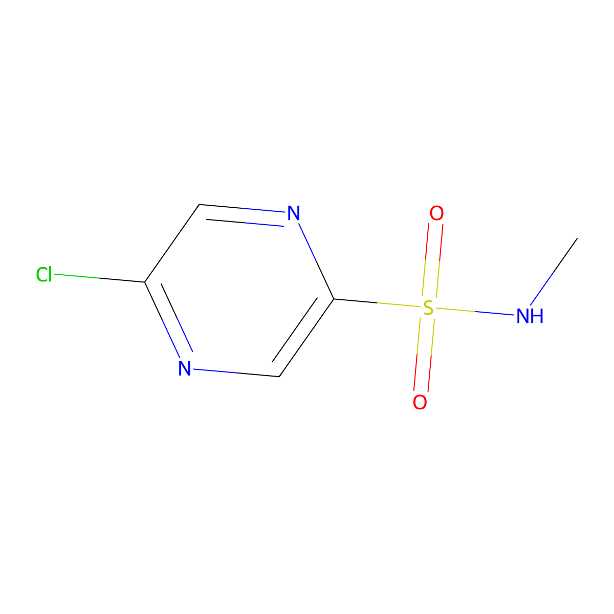 5-Chloro-N-methylpyrazine-2-sulfonamide molecular structure, CAS 3025800-41-0