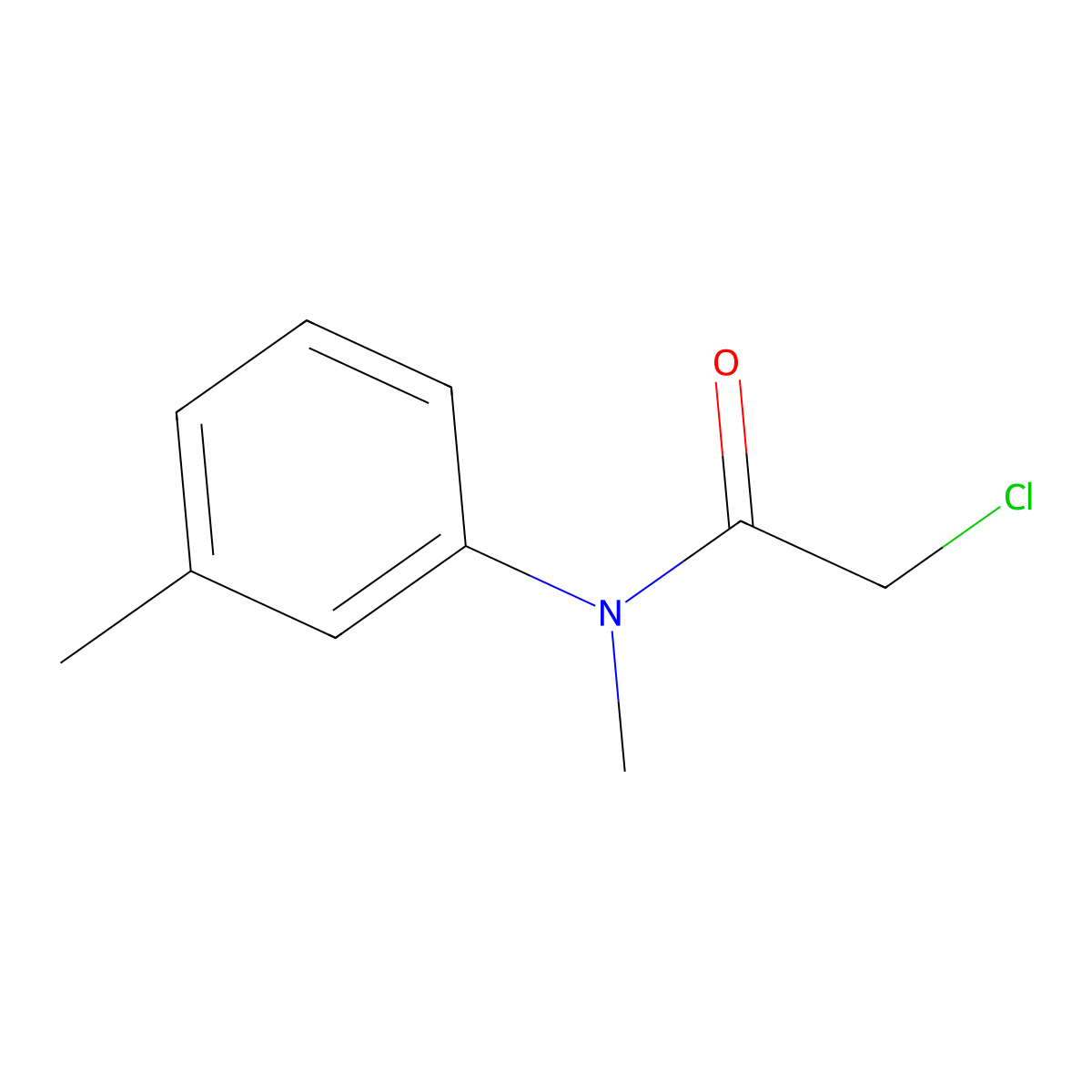 2-Chloro-N-Methyl-N-M-Tolylacetamide molecular structure, CAS 30264-75-6