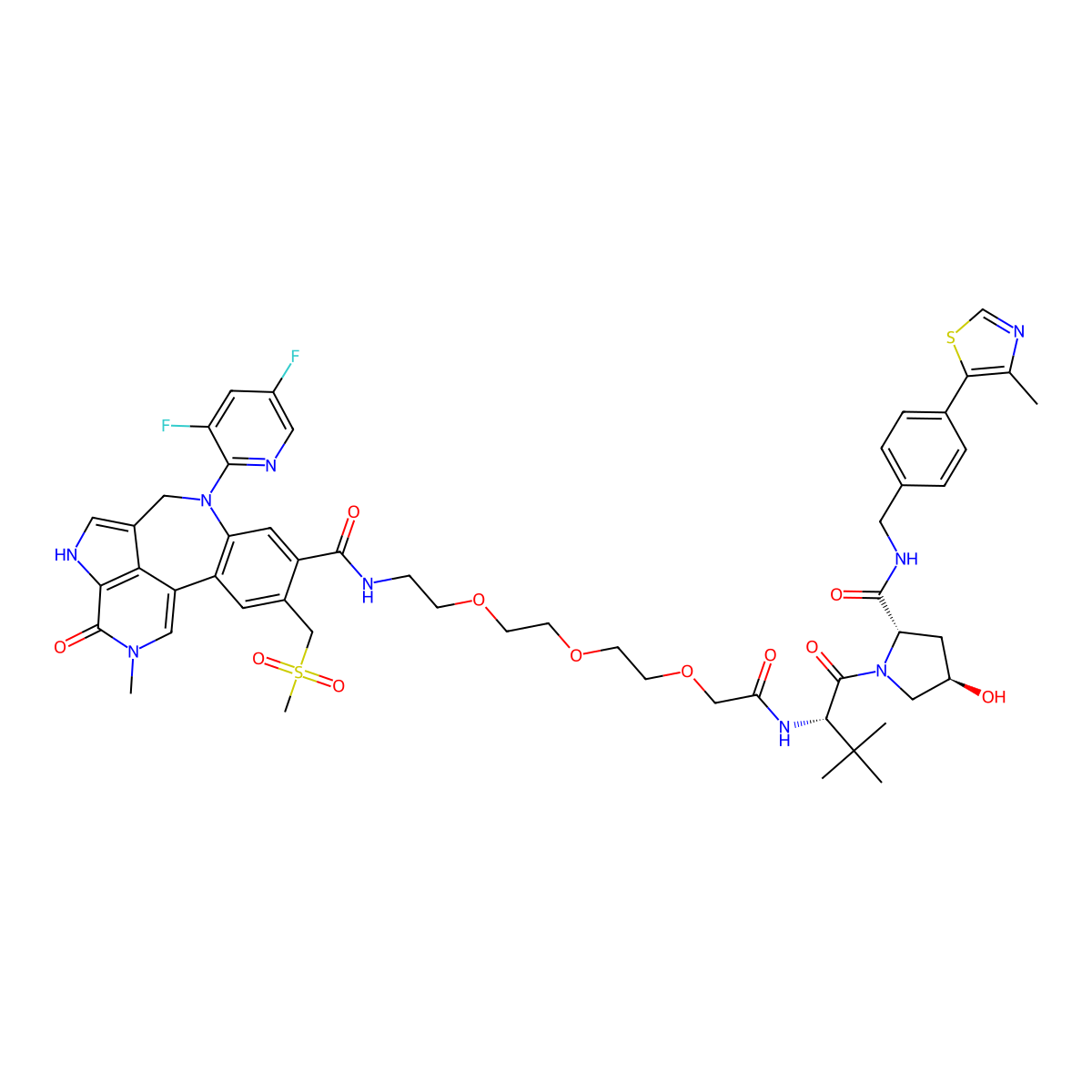 PROTAC BRD4 Degrader-8 molecular structure, CAS 3026420-38-9