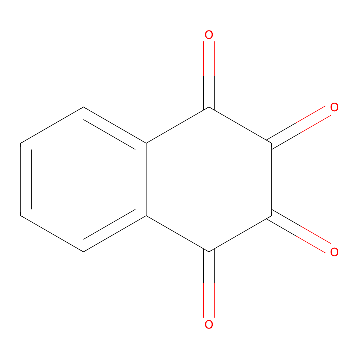 1,2,3,4-Naphthalenetetrone molecular structure, CAS 30266-58-1
