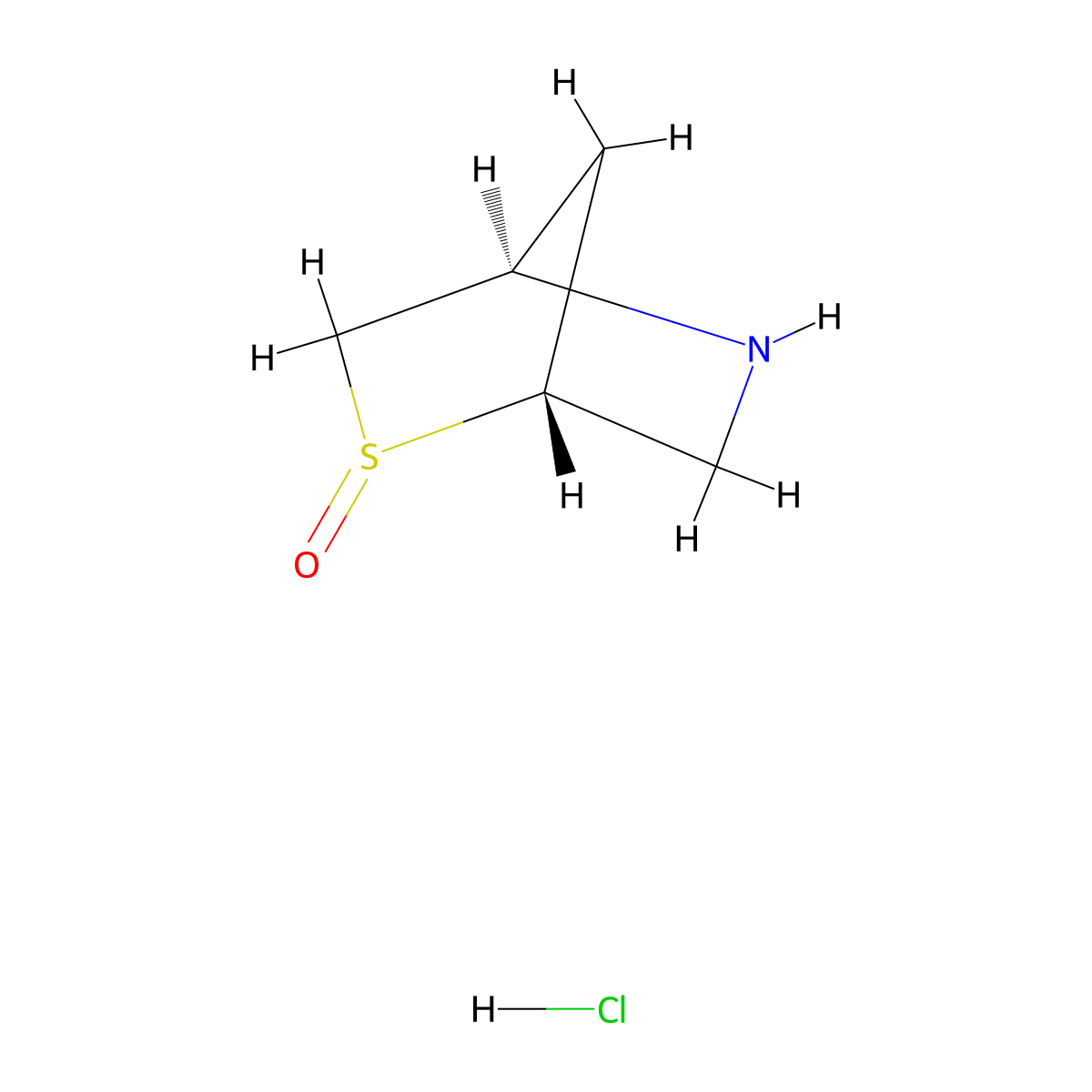 (1R,4R)-2lambda4-thia-5-azabicyclo[2.2.1]heptan-2-one hydrochloride molecular structure, CAS 3026641-77-7