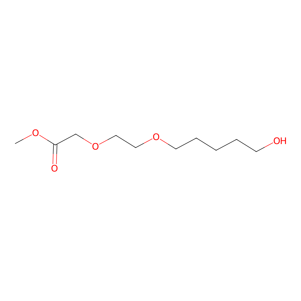 Methyl acetate-PEG2-propanol molecular structure, CAS 3026669-97-3