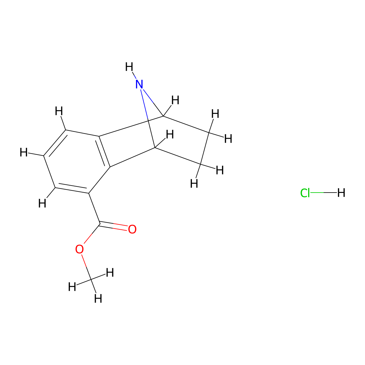 Methyl 11-azatricyclo[6.2.1.0^{2,7}]undeca-2(7),3,5-triene-3-carboxylate hydrochloride molecular structure, CAS 3026670-67-4