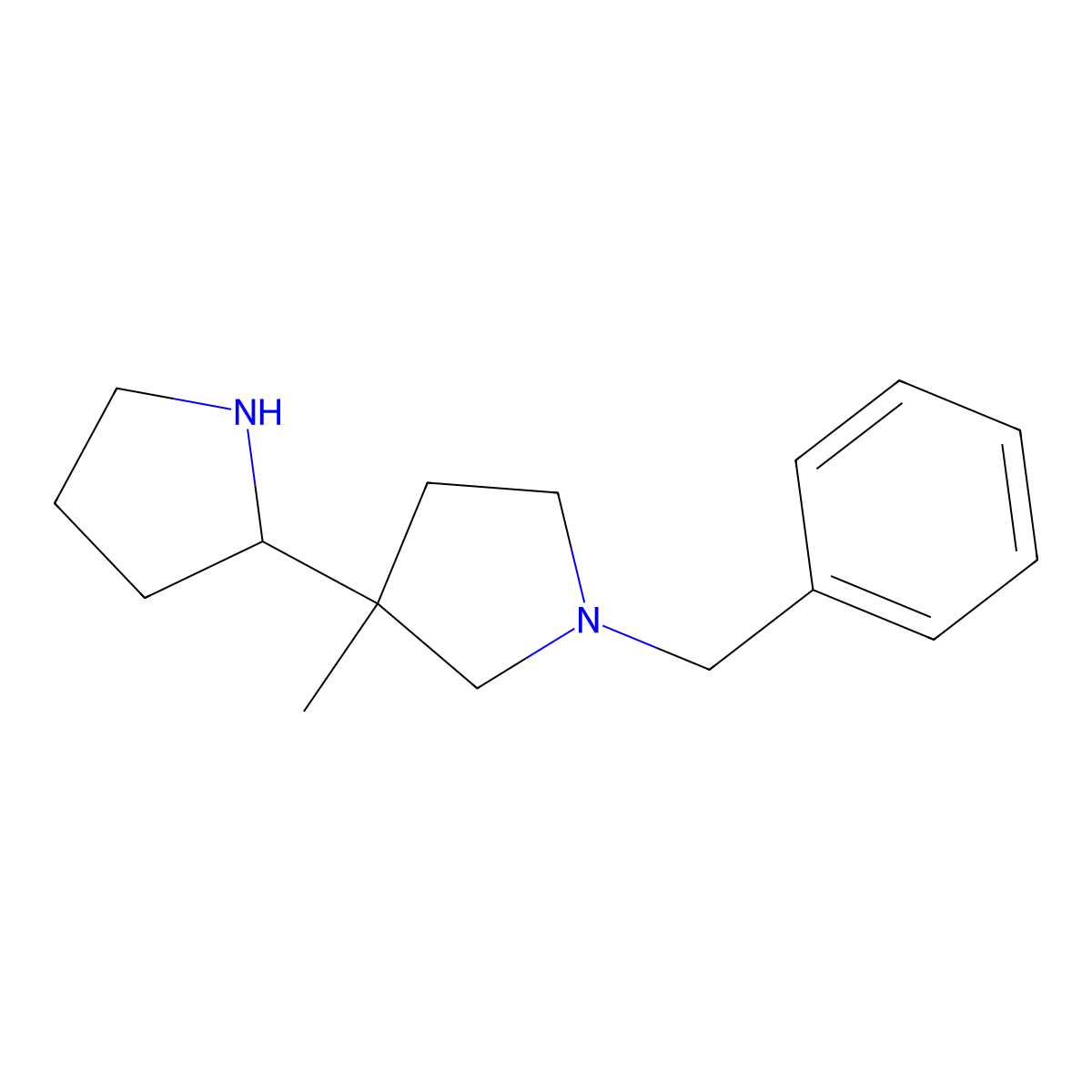 1'-Benzyl-3'-methyl-2,3'-bipyrrolidine molecular structure, CAS 3026676-68-3
