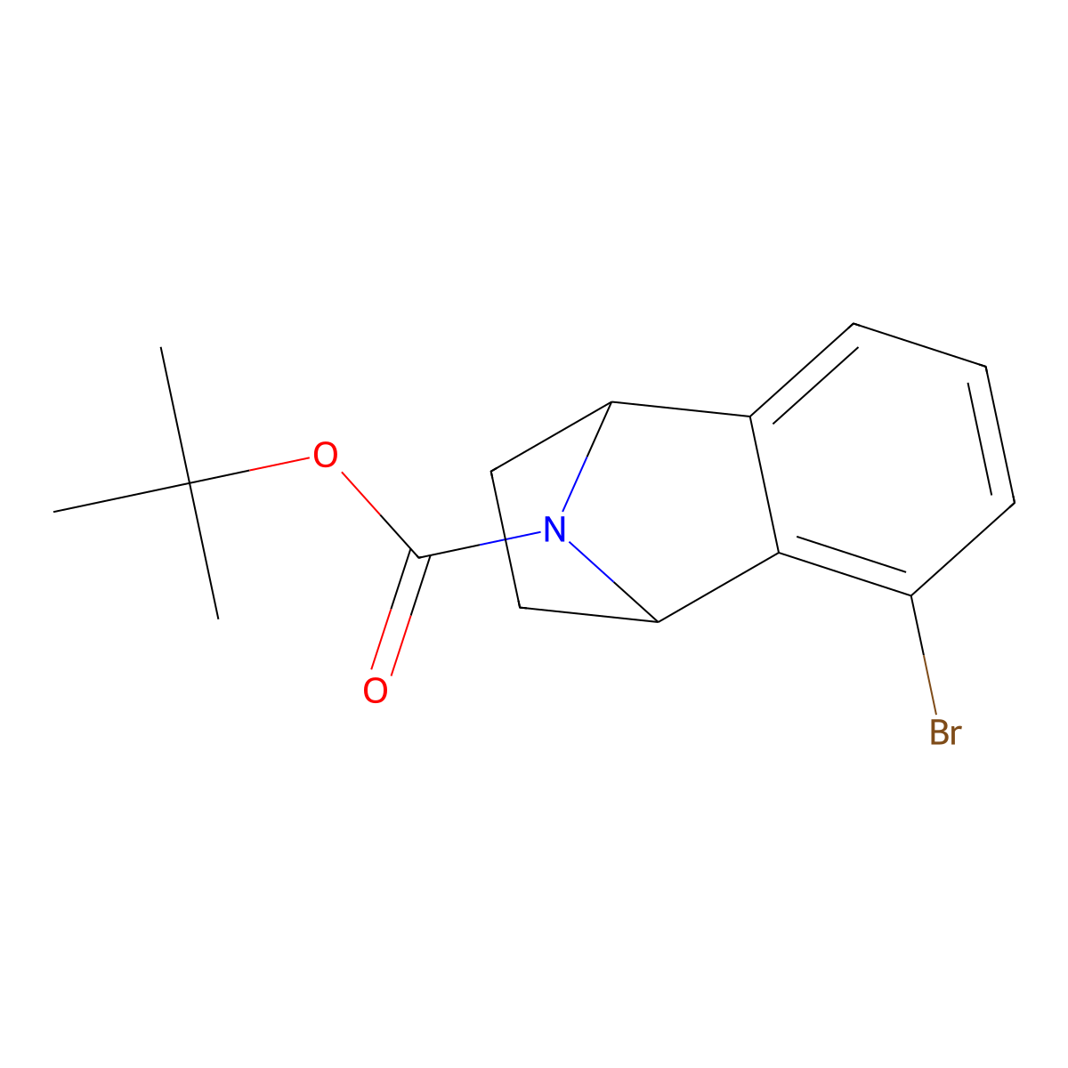 Tert-butyl 3-bromo-11-azatricyclo[6.2.1.0^{2,7}]undeca-2,4,6-triene-11-carboxylate molecular structure, CAS 3026677-45-9