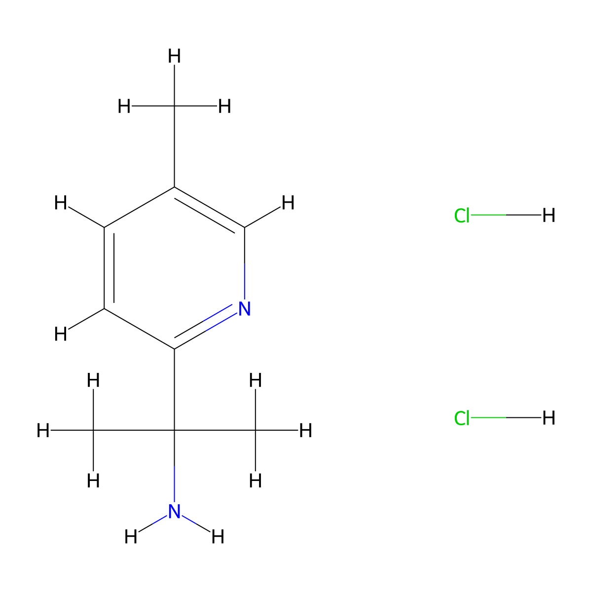 2-(5-Methylpyridin-2-yl)propan-2-amine dihydrochloride molecular structure, CAS 3026711-89-4
