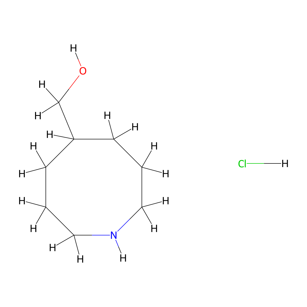 (Azocan-5-yl)methanol hydrochloride molecular structure, CAS 3026712-31-9