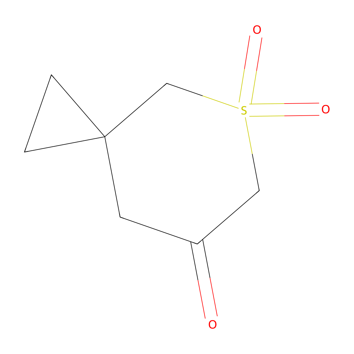 5lambda6-Thiaspiro[2.5]octane-5,5,7-trione molecular structure, CAS 3026712-78-4