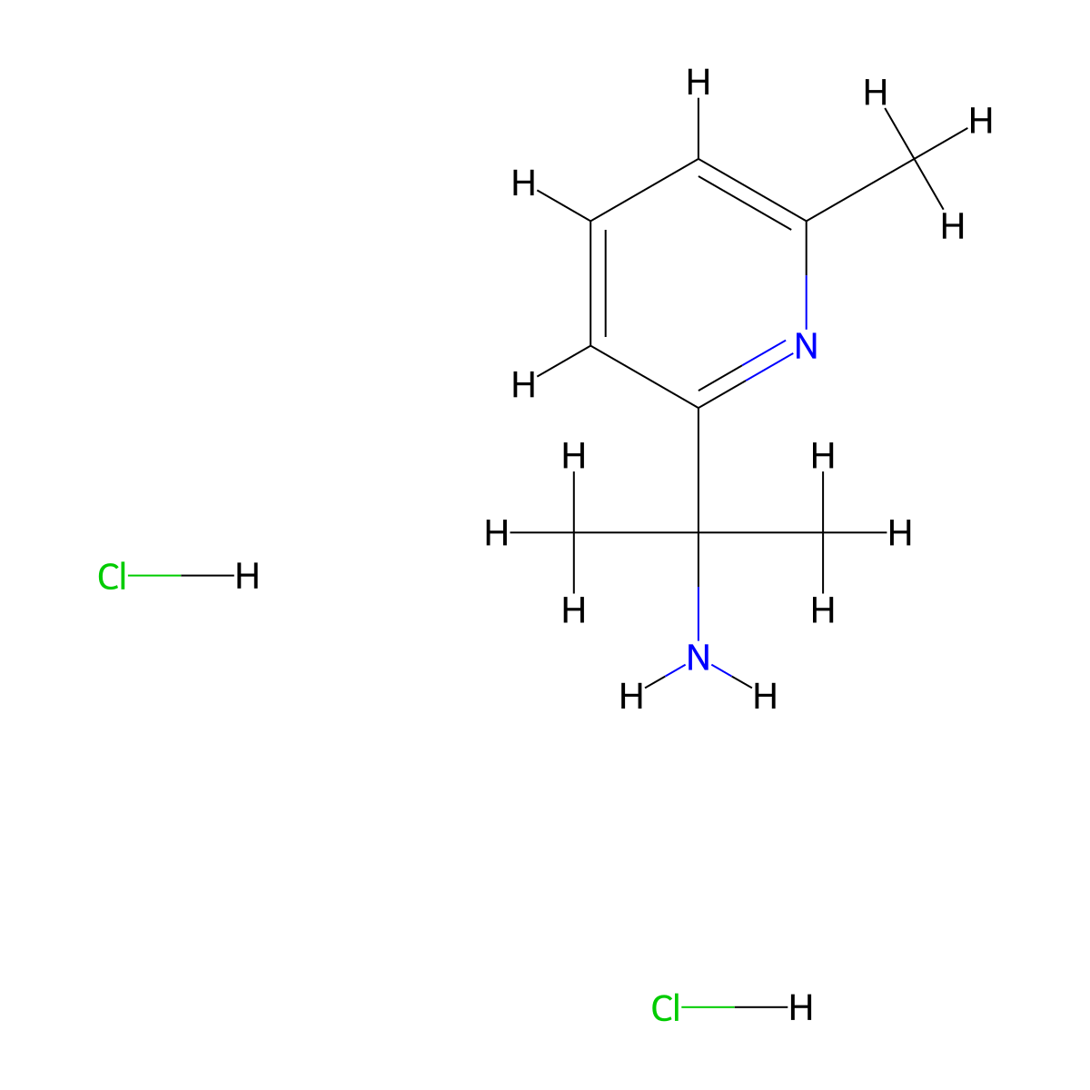 2-(6-Methyl-2-pyridinyl)propan-2-amine;dihydrochloride molecular structure, CAS 3026712-82-0