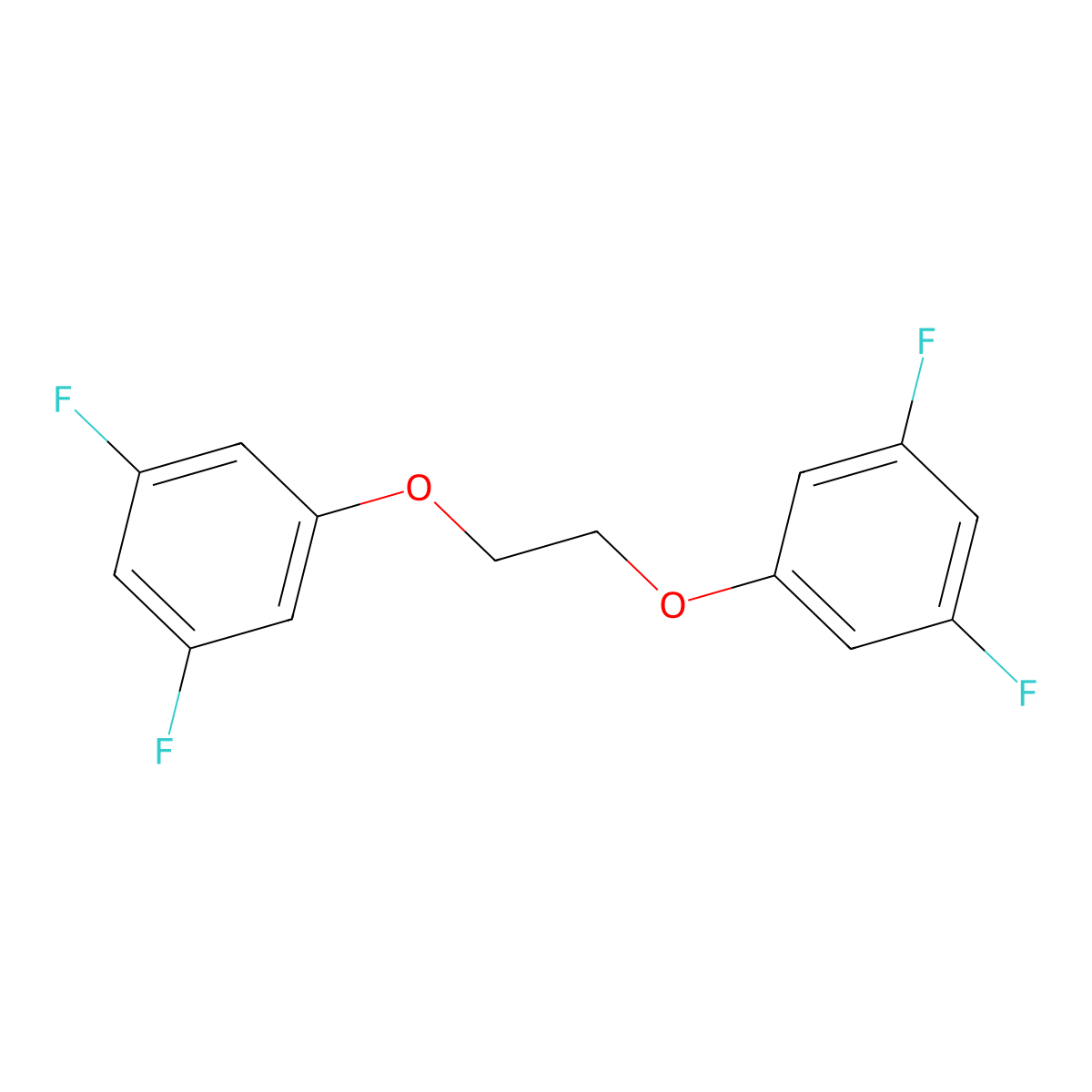 1,2-Bis(3,5-difluorophenoxy)ethane molecular structure, CAS 3026713-70-9