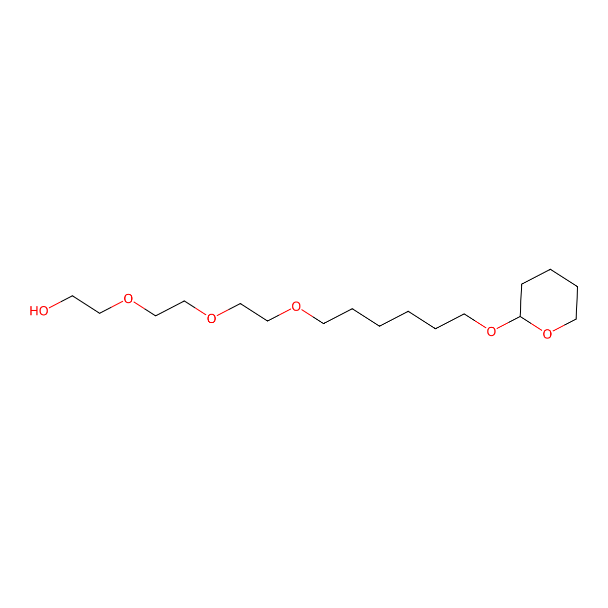 Thp-C4-peg4 molecular structure, CAS 3026715-55-6