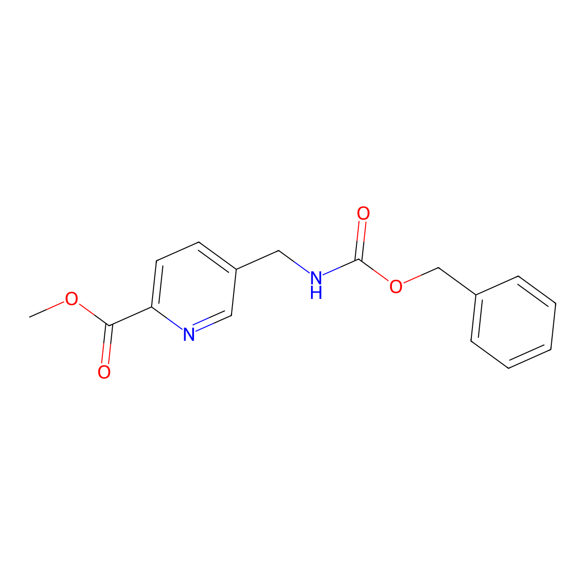 Methyl 5-((((benzyloxy)carbonyl)amino)methyl)picolinate molecular structure, CAS 3026716-86-6