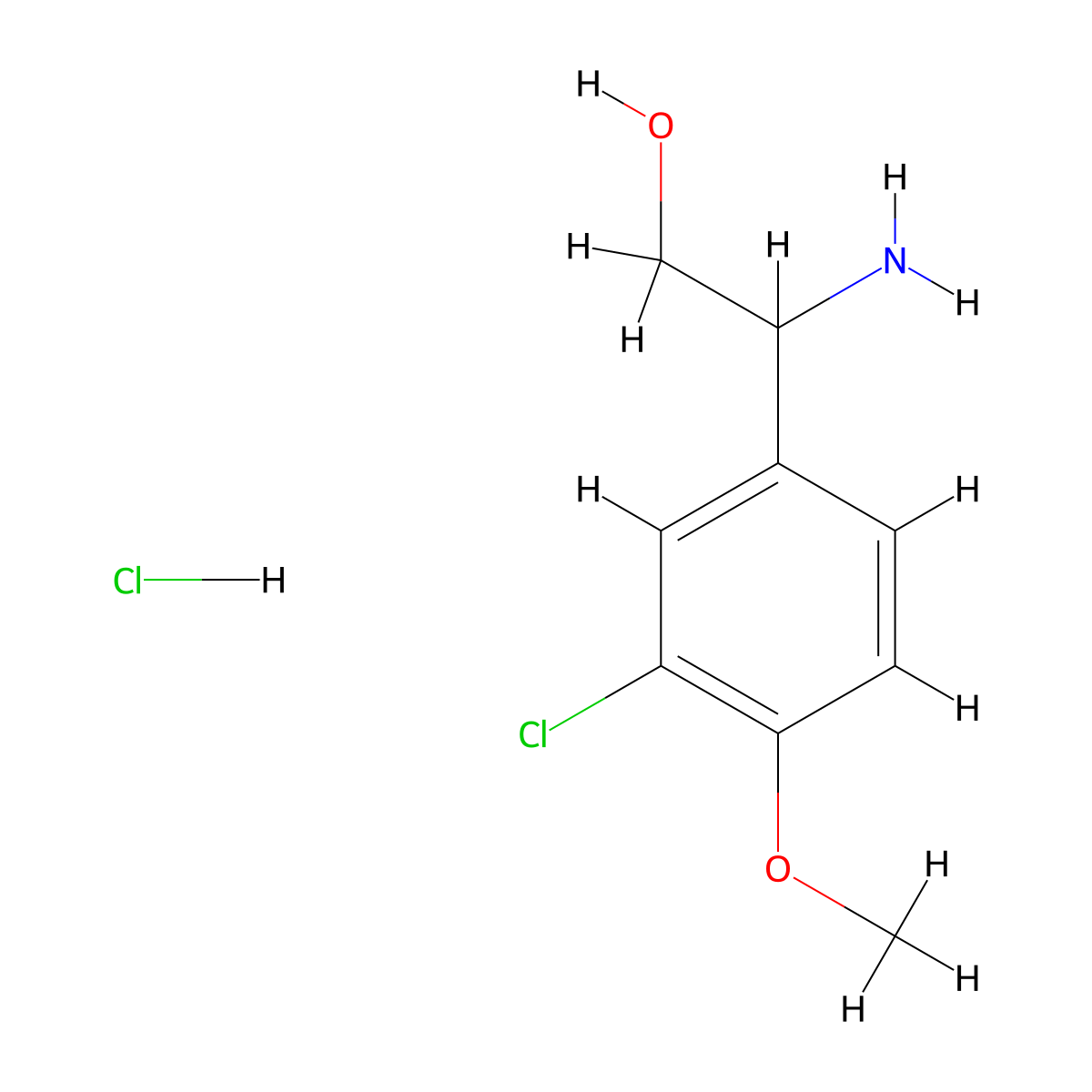2-Amino-2-(3-chloro-4-methoxyphenyl)ethan-1-OL hydrochloride molecular structure, CAS 3026717-11-0