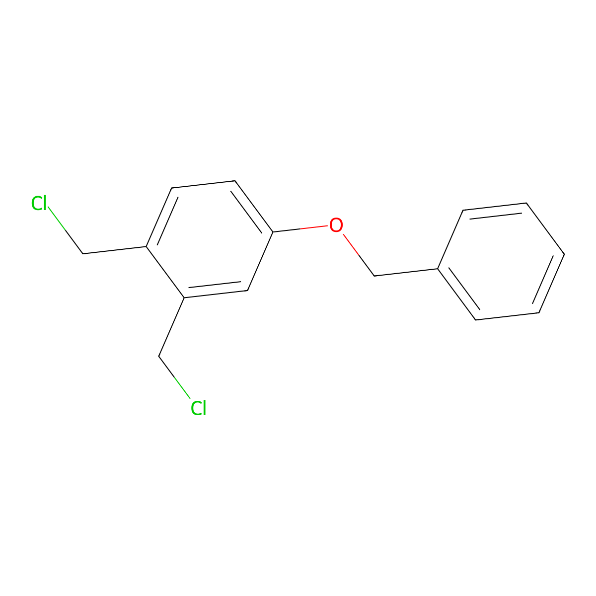 4-(Benzyloxy)-1,2-bis(chloromethyl)benzene molecular structure, CAS 3026728-17-3