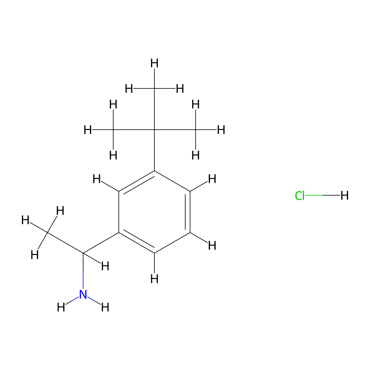 1-(3-Tert-butylphenyl)ethan-1-amine hydrochloride molecular structure, CAS 3026728-80-0