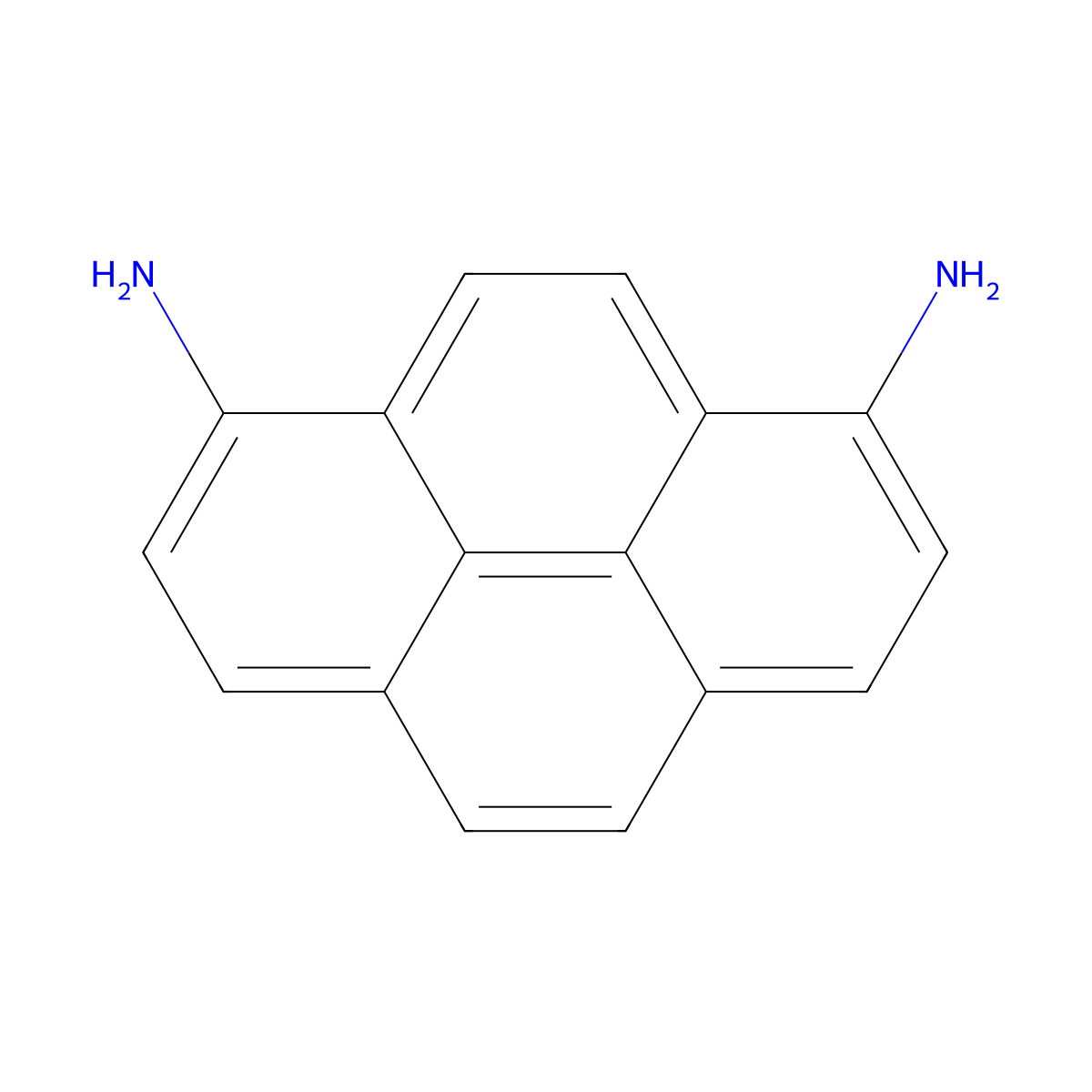1,8-Diaminopyrene molecular structure, CAS 30269-04-6