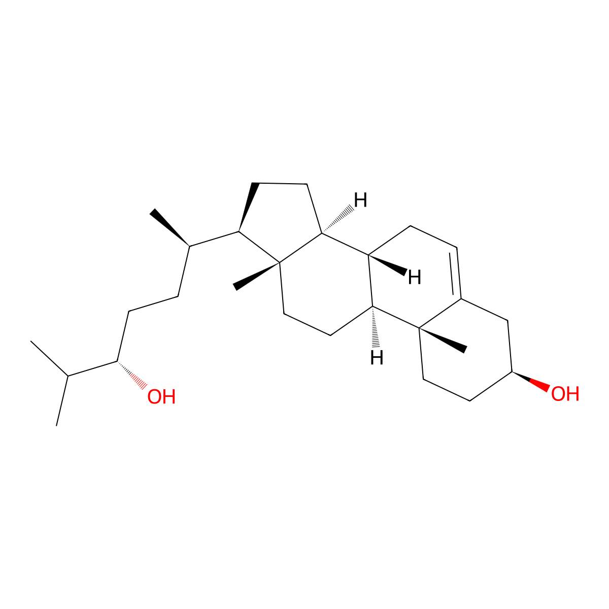24(S)-Hydroxycholesterol molecular structure, CAS 30271-38-6