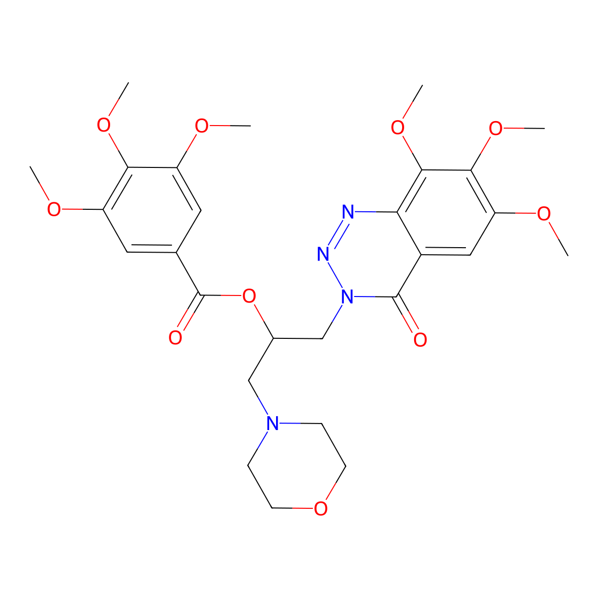 Razinodil molecular structure, CAS 30271-85-3