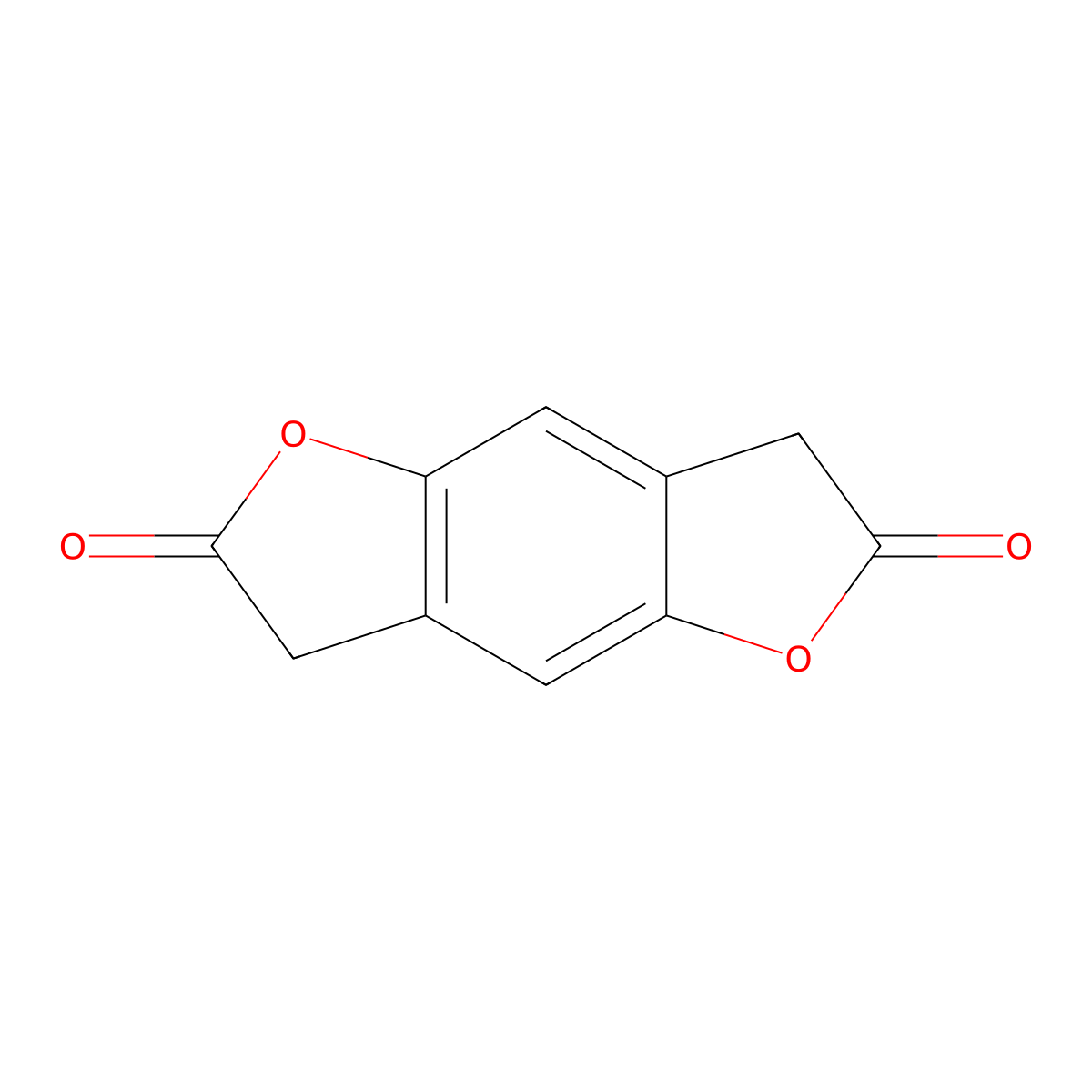 Benzo(1,2-b:4,5-b')difuran-2,6(3H,7H)-dione molecular structure, CAS 30272-74-3