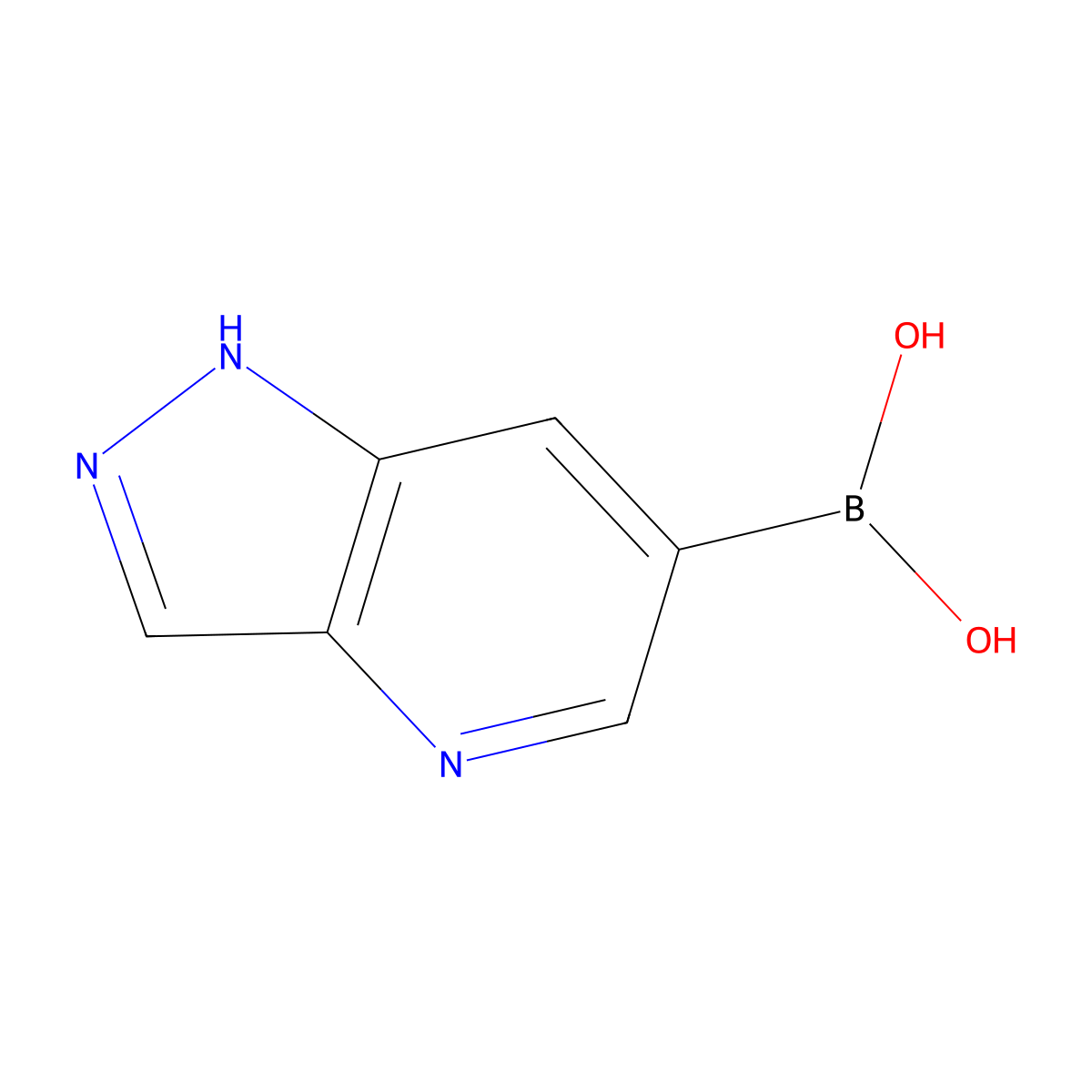 (1H-Pyrazolo[4,3-B]pyridin-6-YL)boronic acid molecular structure, CAS 3027436-77-4