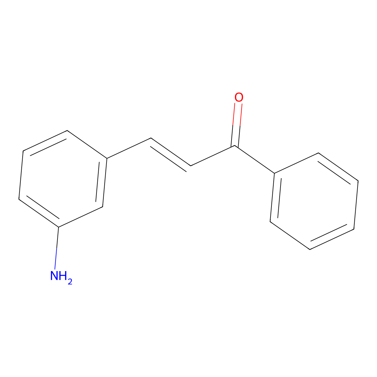 3-Aminochalcone molecular structure, CAS 30278-73-0