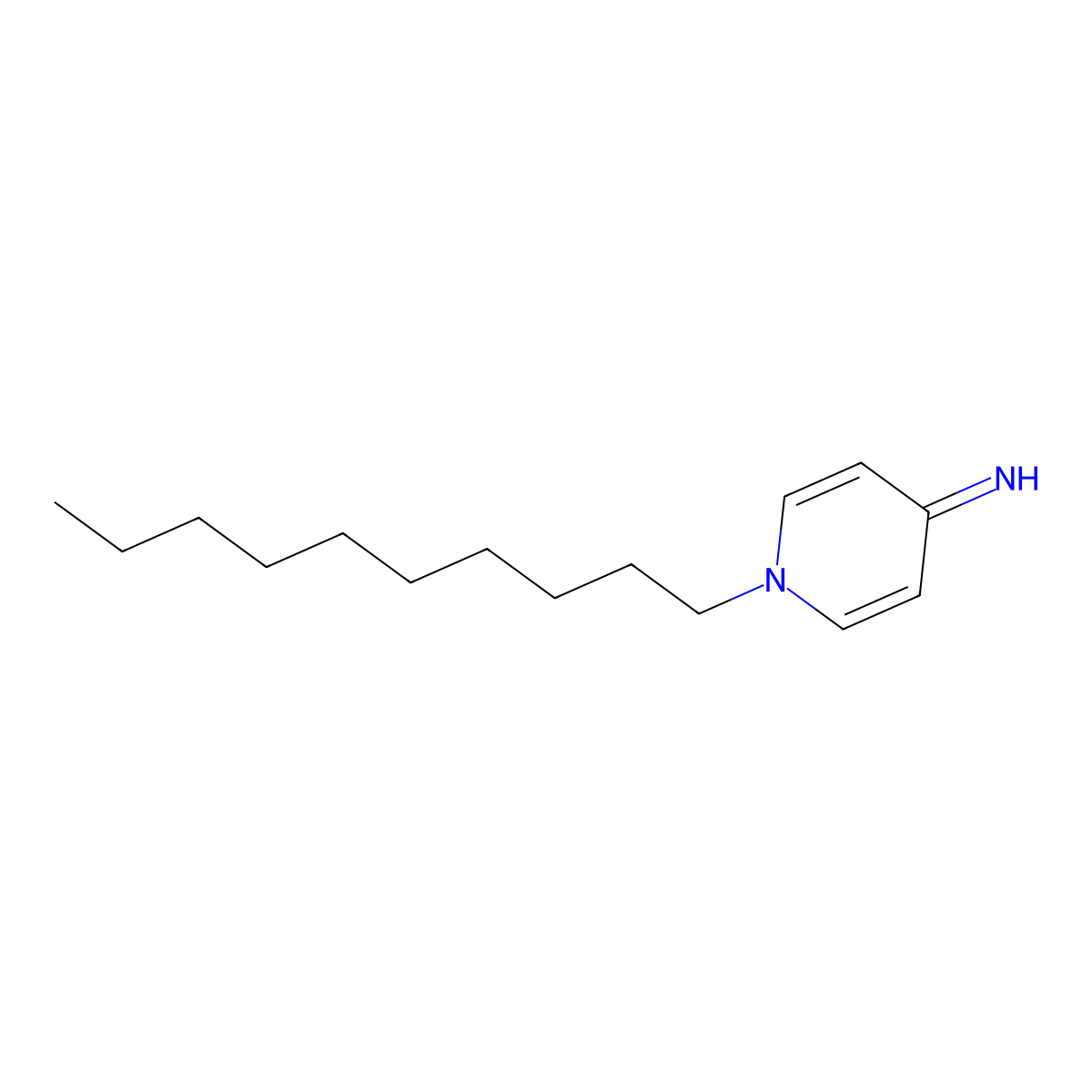 1-decylpyridin-4(1H)-imine molecular structure, CAS 302785-80-4