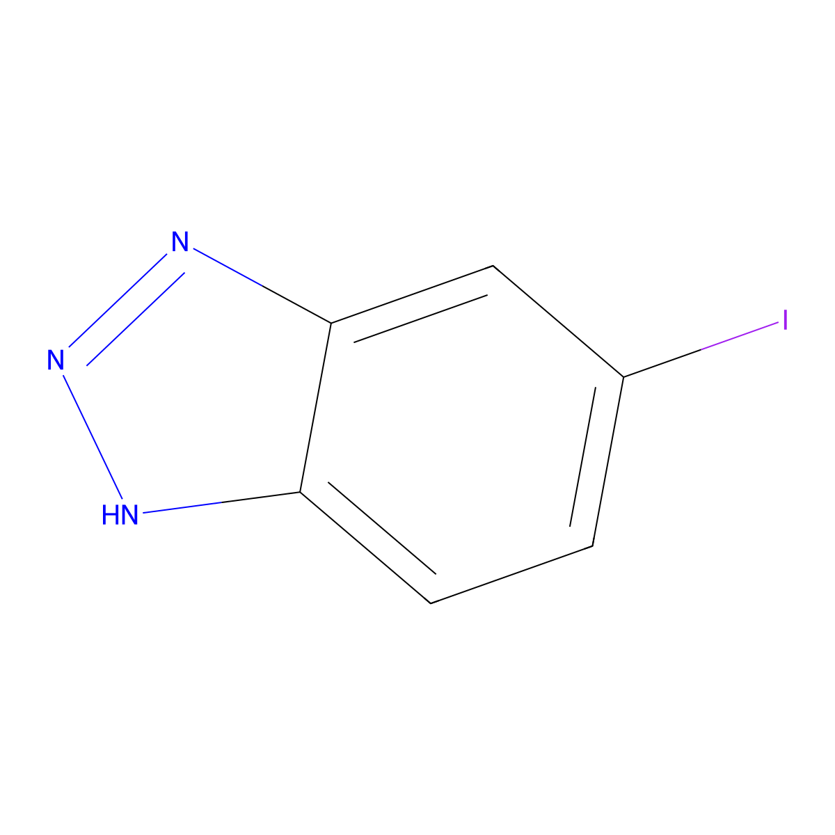 5-Iodo-1H-benzotriazole molecular structure, CAS 302799-71-9