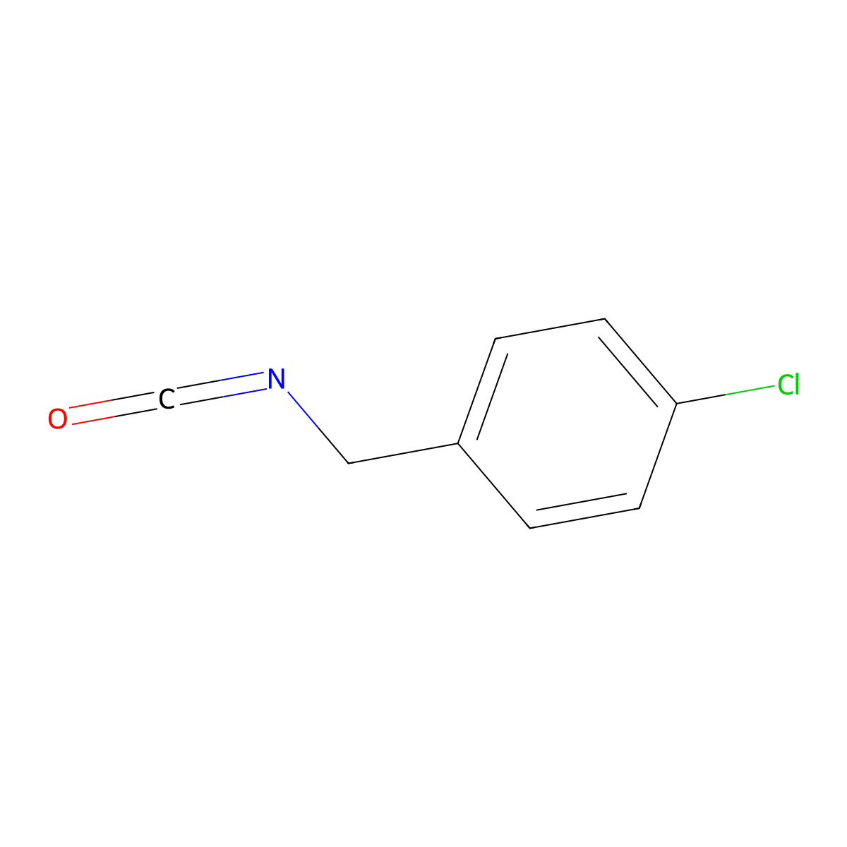 1-Chloro-4-(isocyanatomethyl)benzene molecular structure, CAS 30280-44-5