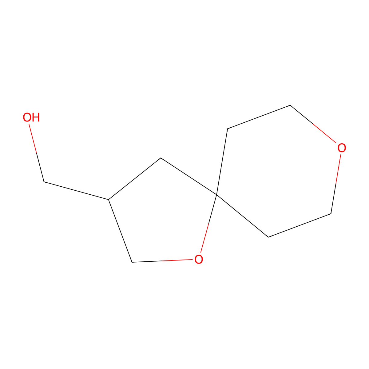 {1,8-Dioxaspiro[4.5]decan-3-yl}methanol molecular structure, CAS 3028146-86-0