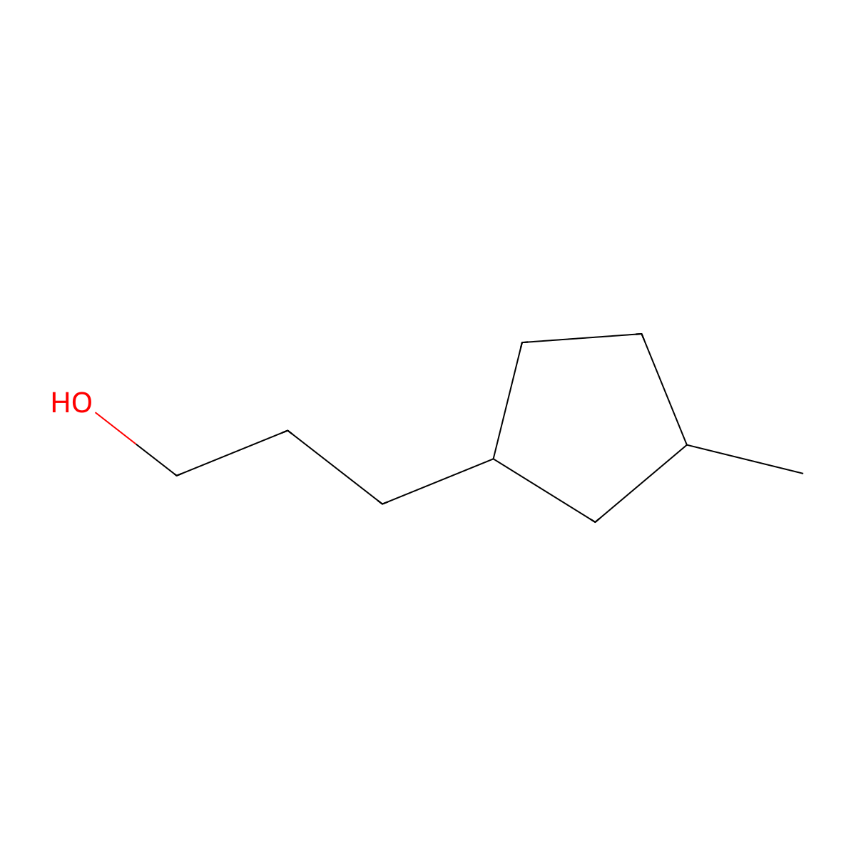 3-(3-Methylcyclopentyl)propan-1-ol molecular structure, CAS 3028154-90-4