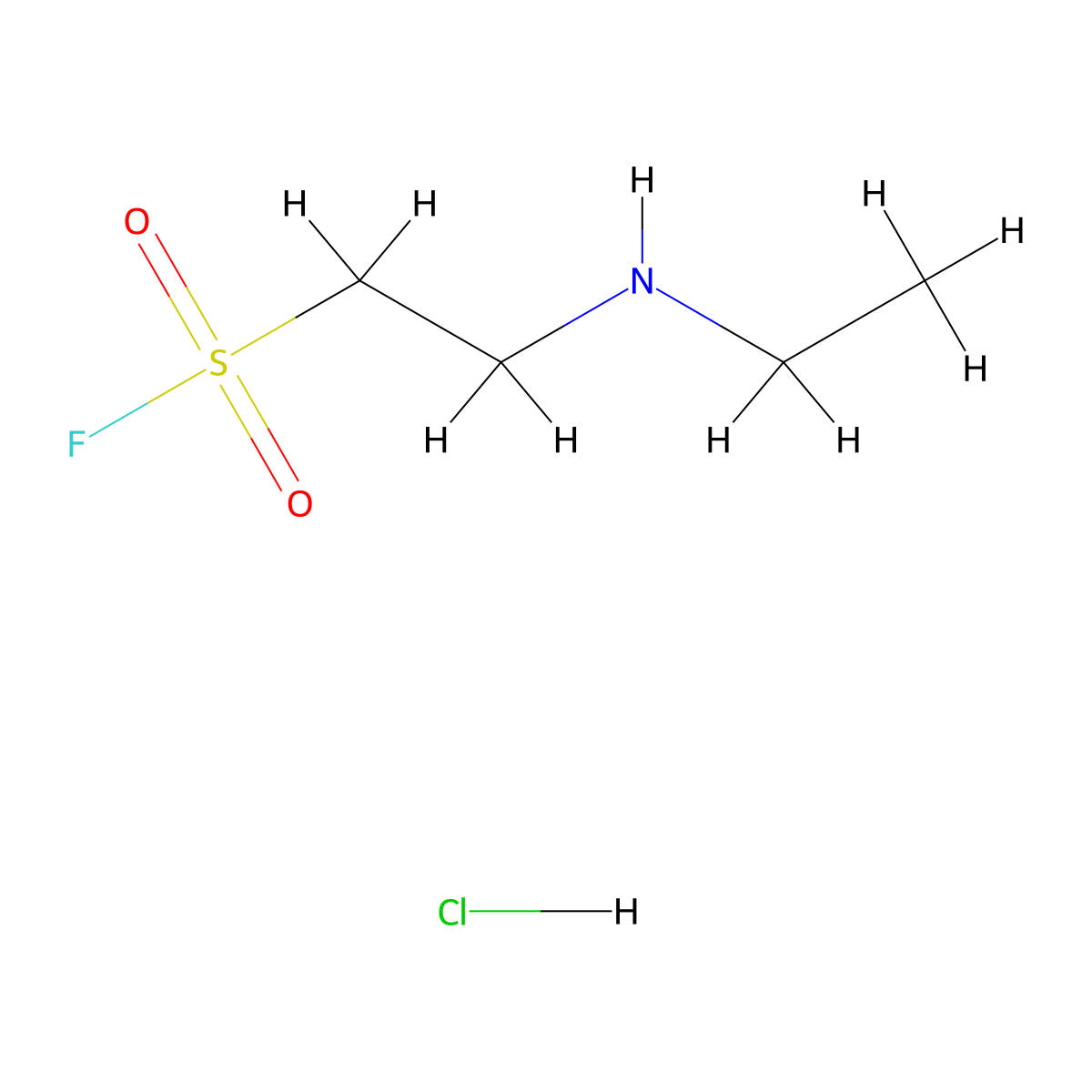 2-(Ethylamino)ethanesulfonyl fluoride;hydrochloride molecular structure, CAS 3028156-37-5