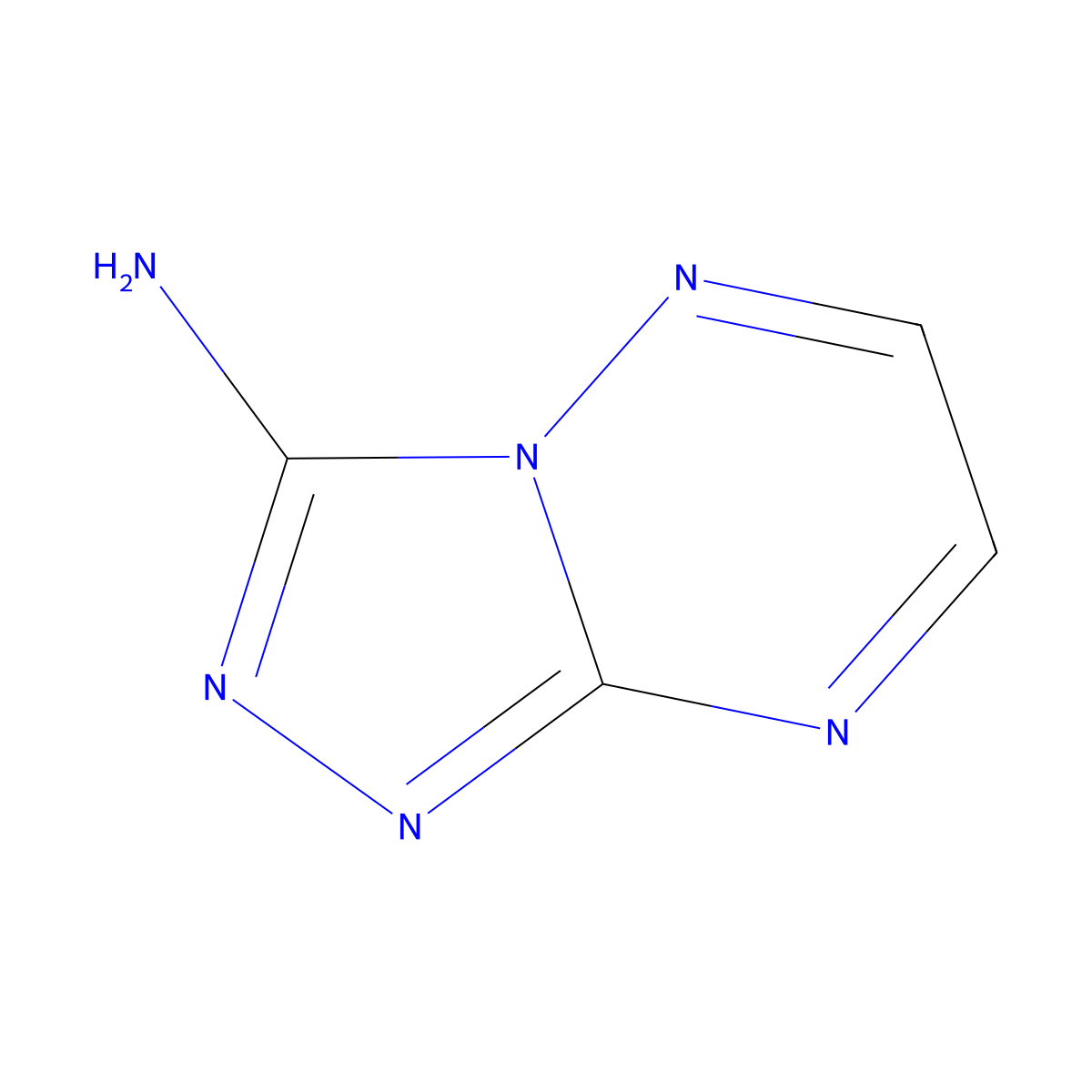 [1,2,4]Triazolo[4,3-b][1,2,4]triazin-3-amine molecular structure, CAS 302818-58-2
