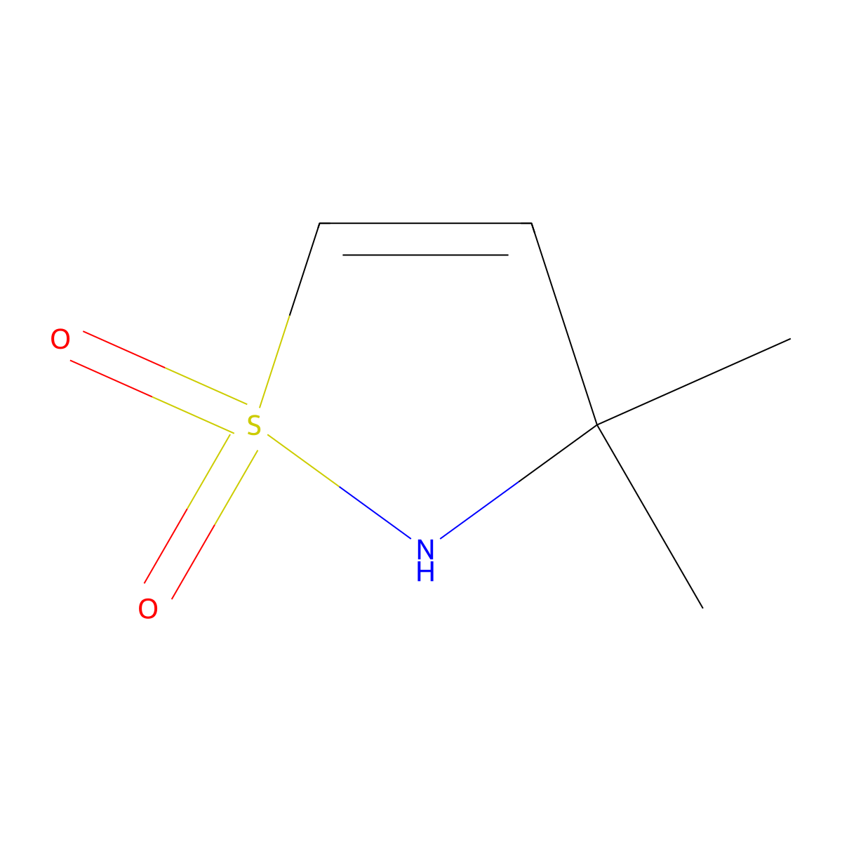 3,3-Dimethyl-2,3-dihydro-1lambda6,2-thiazole-1,1-dione molecular structure, CAS 3028192-16-4