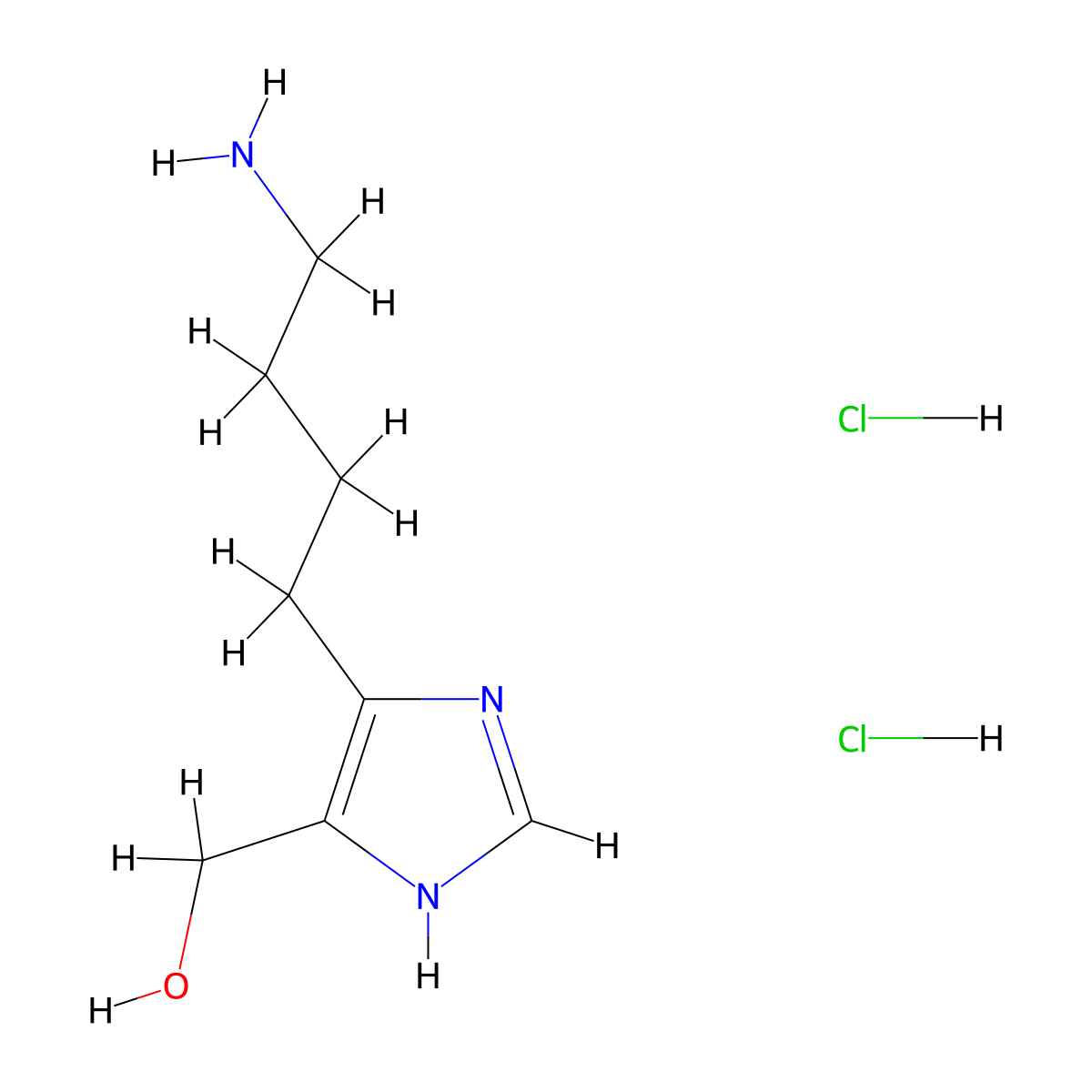 [4-(4-aminobutyl)-1H-imidazol-5-yl]methanol dihydrochloride molecular structure, CAS 3028192-60-8