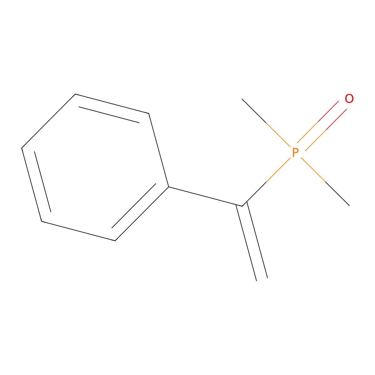 [1-(Dimethylphosphoryl)ethenyl]benzene molecular structure, CAS 3028193-83-8