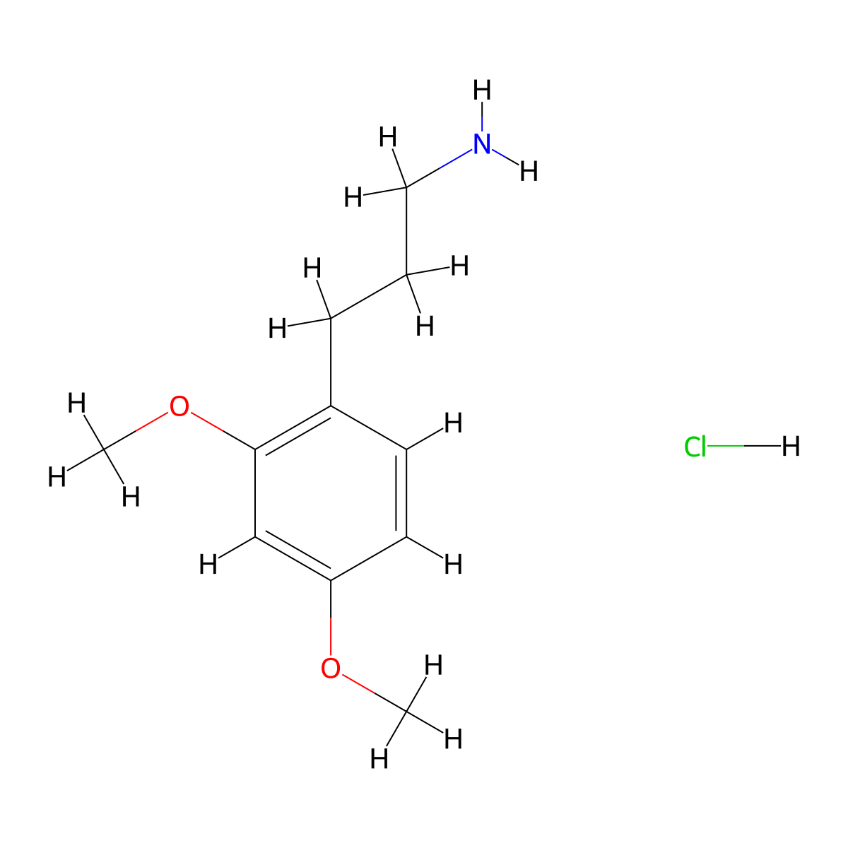 3-(2,4-Dimethoxyphenyl)propan-1-amine hydrochloride molecular structure, CAS 3028761-83-0