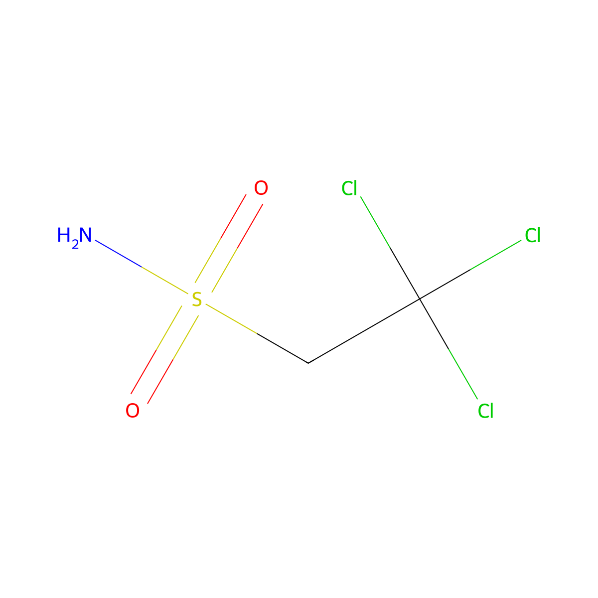 2,2,2-Trichloroethane-1-sulfonamide molecular structure, CAS 30289-76-0