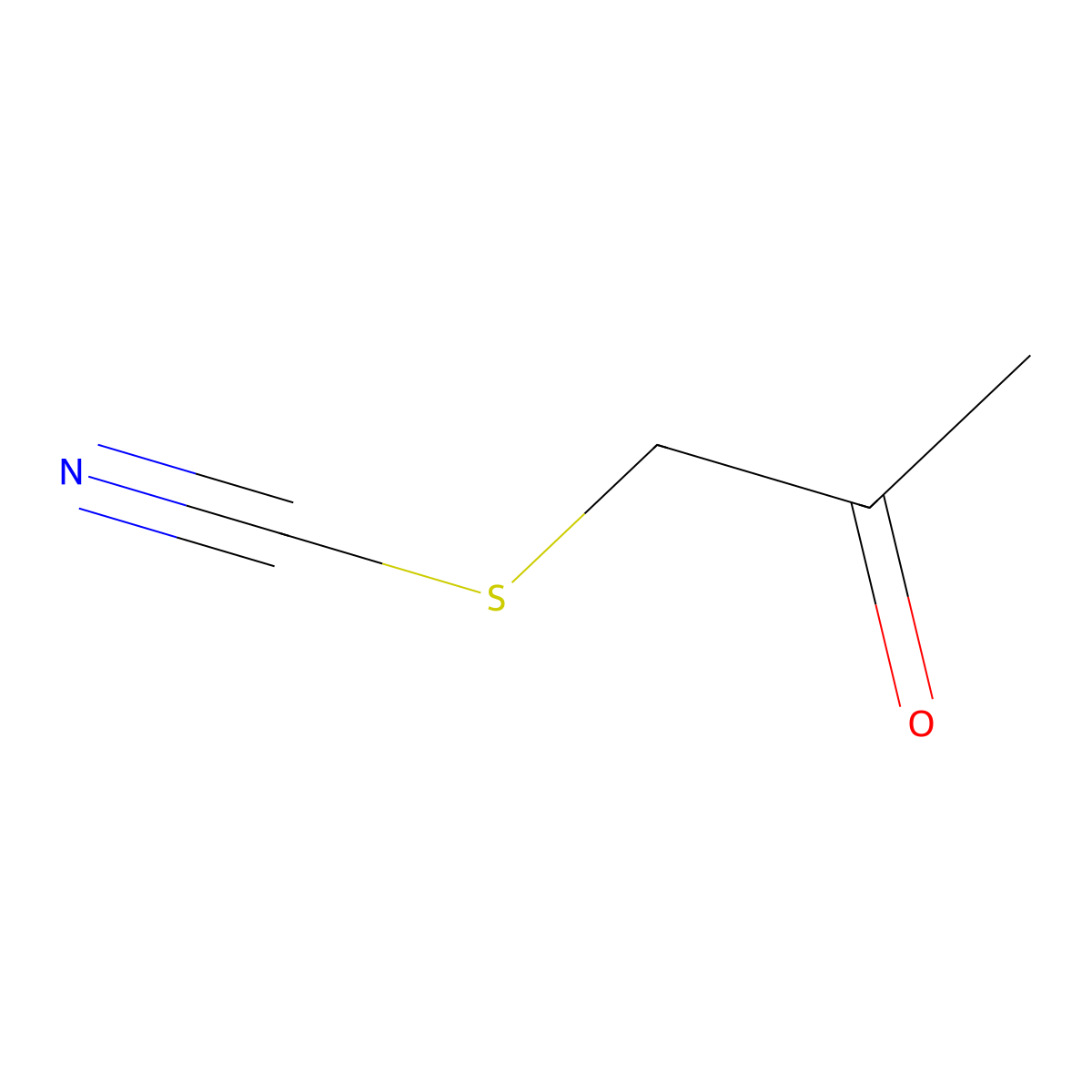 1-(Cyanosulfanyl)propan-2-one molecular structure, CAS 3029-48-9