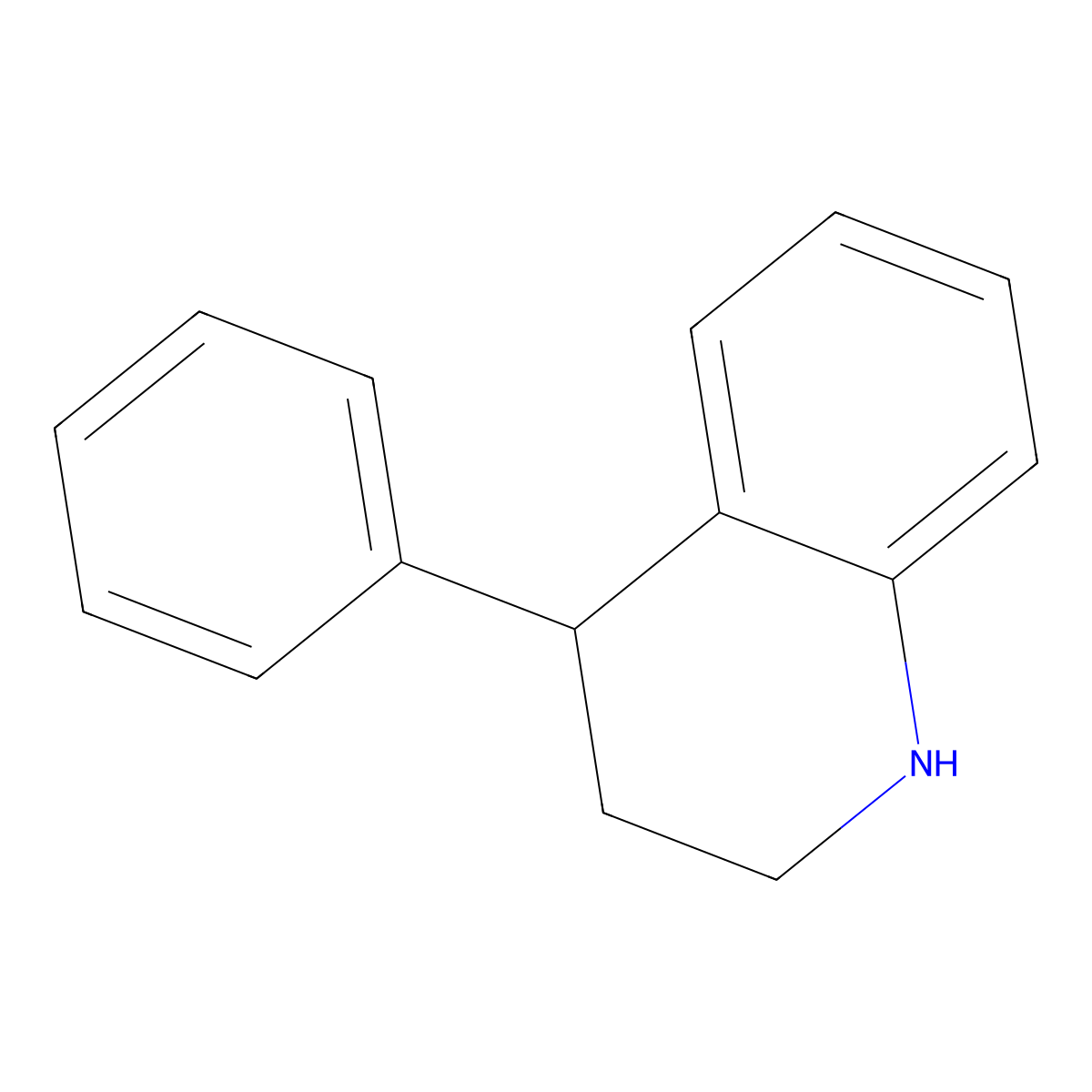 4-Phenyl-1,2,3,4-tetrahydroquinoline molecular structure, CAS 30290-78-9