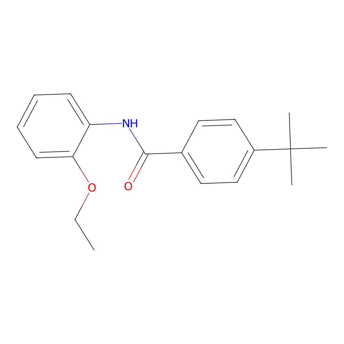 4-Tert-butyl-N-(2-ethoxyphenyl)benzamide molecular structure, CAS 302909-57-5