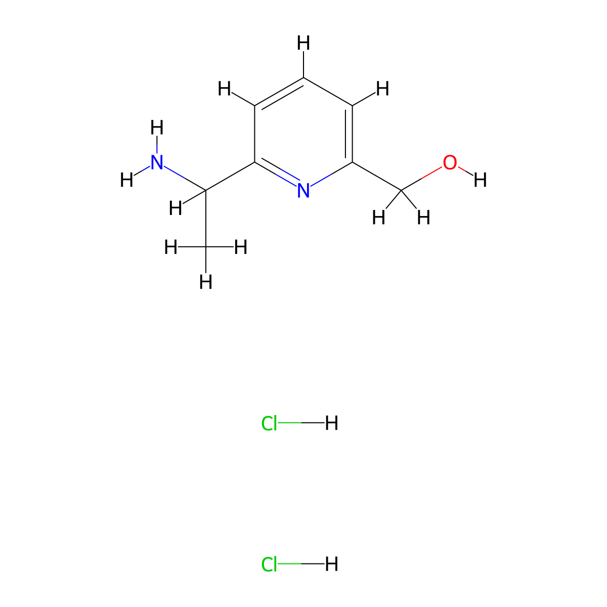 (6-(1-Aminoethyl)pyridin-2-yl)methanol dihydrochloride molecular structure, CAS 3029263-20-2