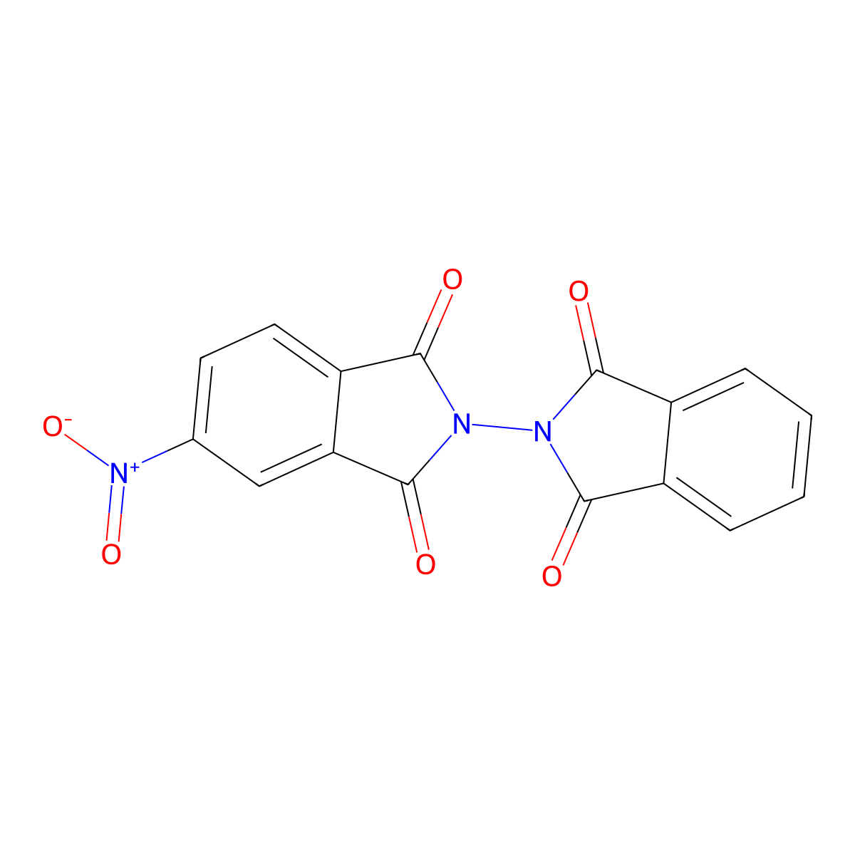 2-(1,3-Dioxoisoindol-2-yl)-5-nitroisoindole-1,3-dione molecular structure, CAS 302927-85-1