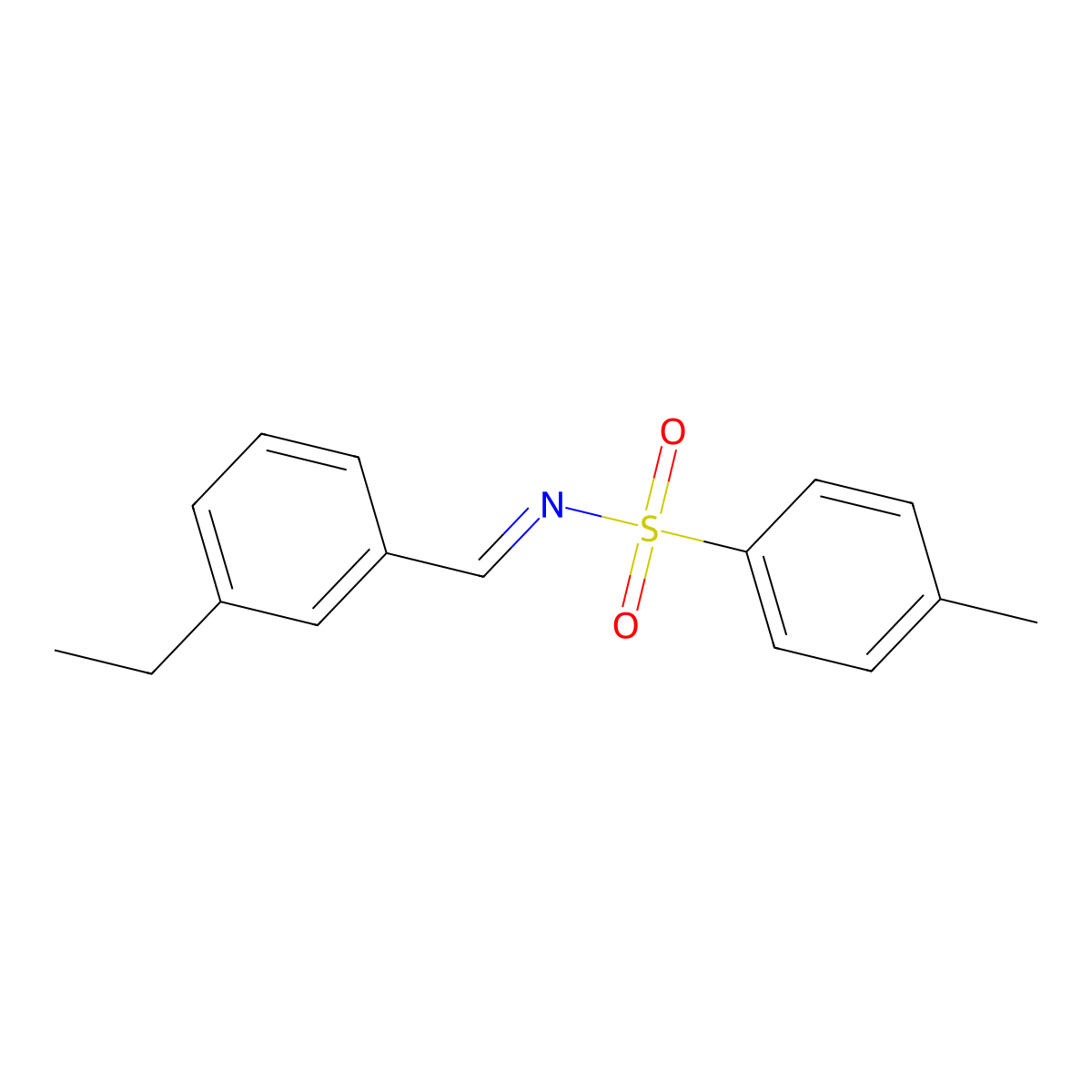 N-(3-Ethylbenzylidene)-4-methylbenzenesulfonamide molecular structure, CAS 3029270-15-0