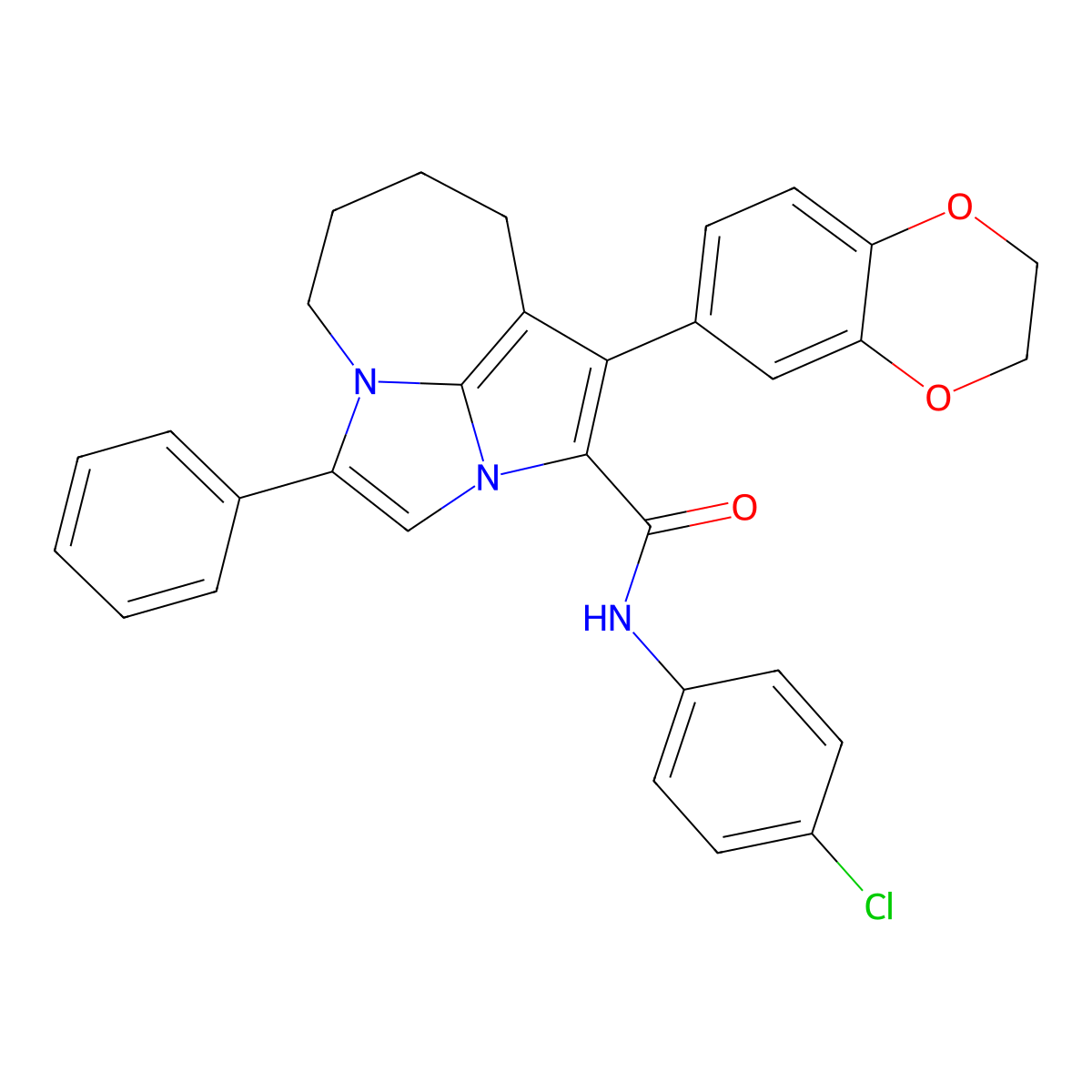 C31H26ClN3O3 molecular structure, CAS 302950-79-4