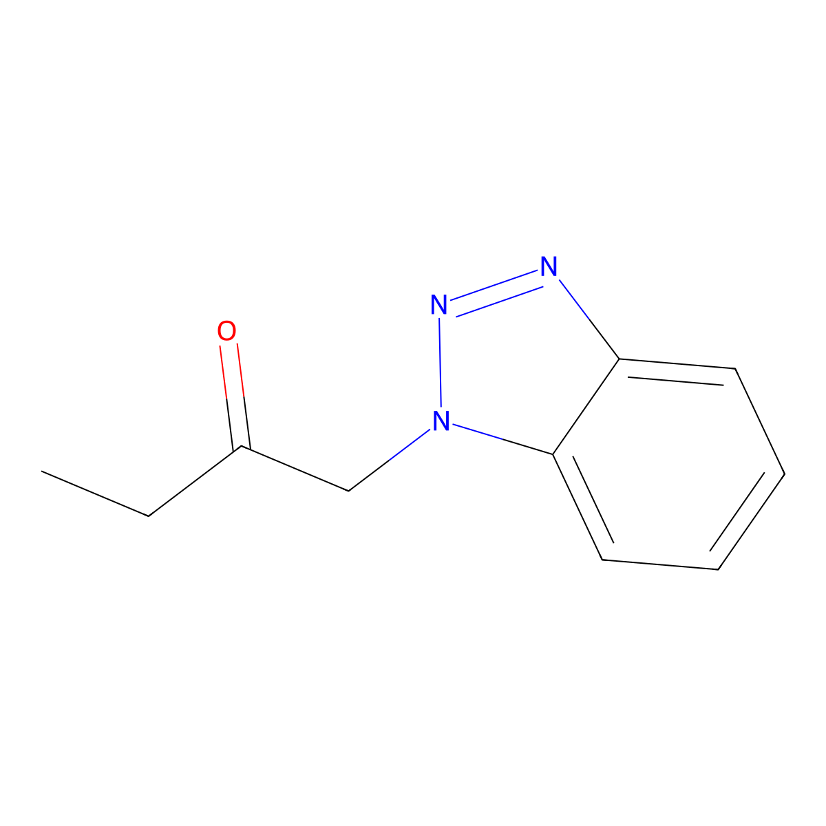 1-(Benzotriazol-1-yl)butan-2-one molecular structure, CAS 302966-90-1