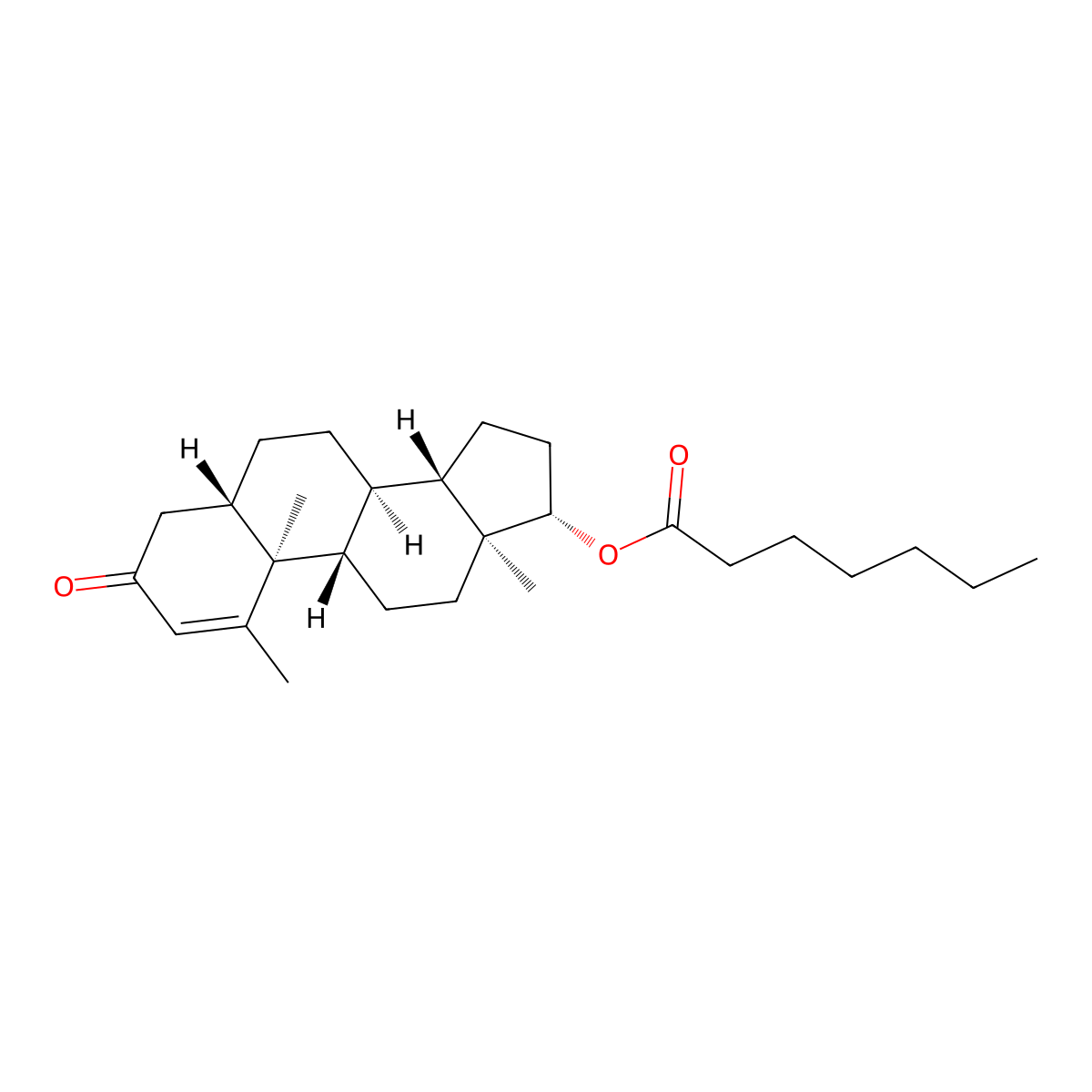 Methenolone Enanthate molecular structure, CAS 303-42-4