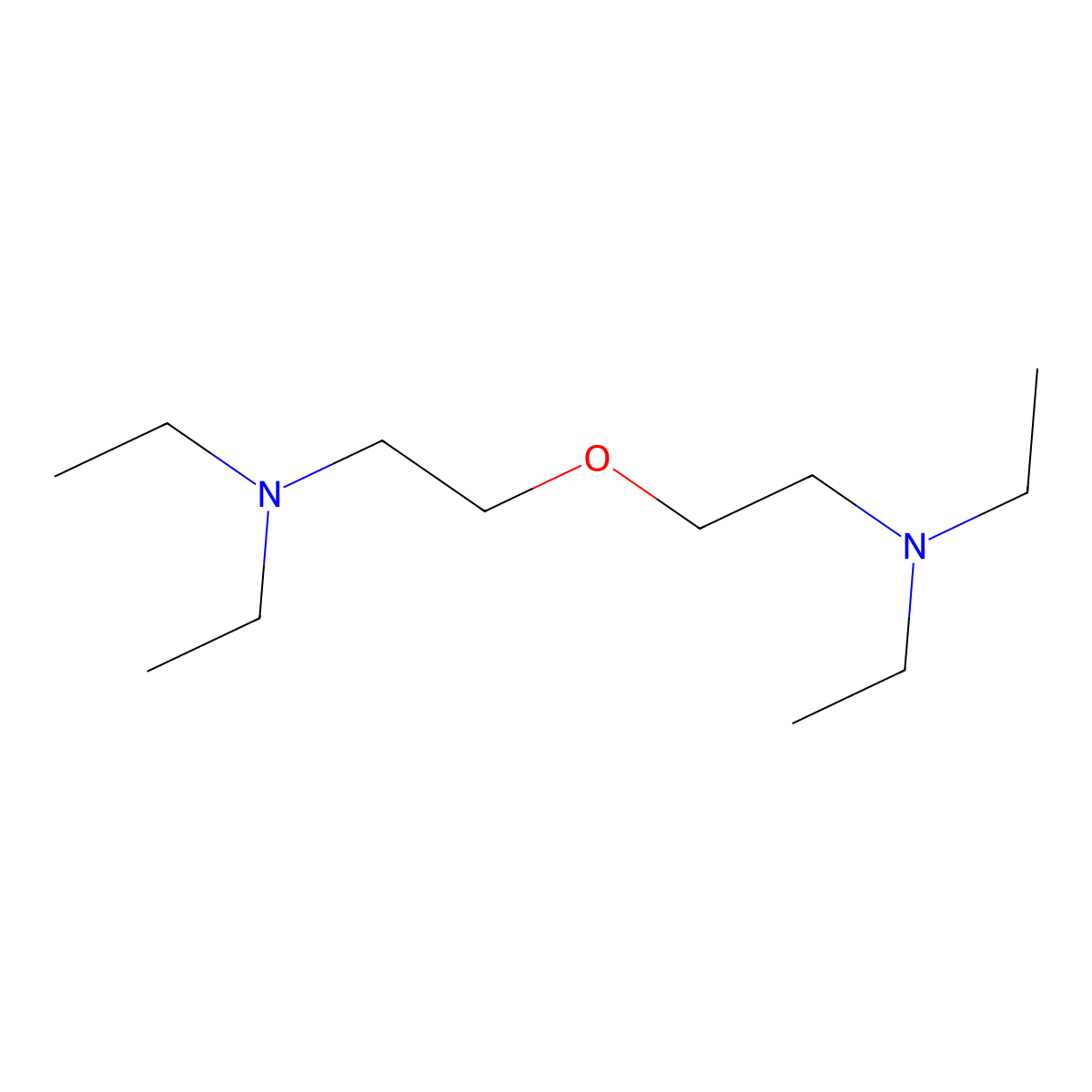 2,2'-Oxybis(N,N-diethylethanamine) molecular structure, CAS 3030-43-1