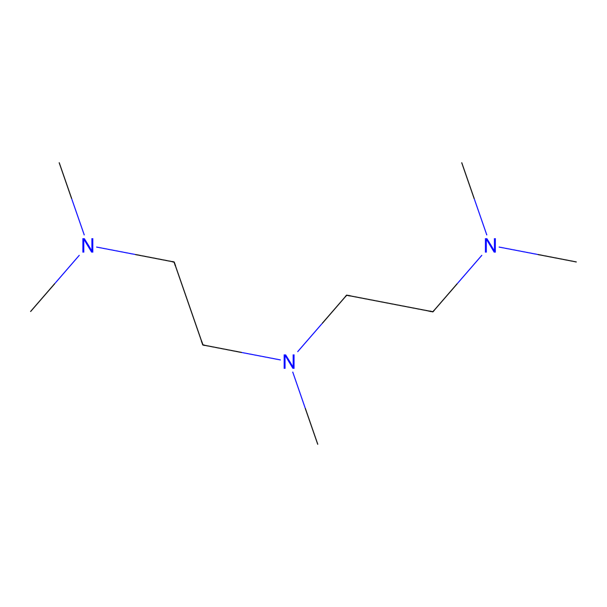 Pentamethyldiethylenetriamine molecular structure, CAS 3030-47-5